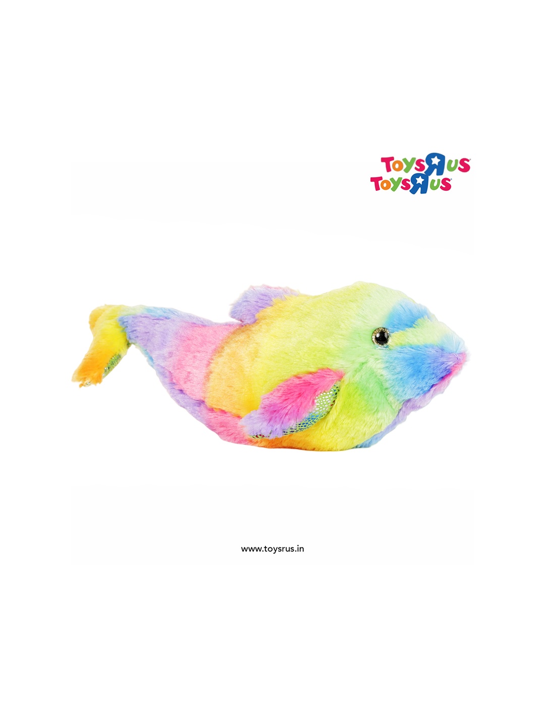 

Wild Republic Kids Rainbowkins Dolphin Plush Soft Toy, Yellow
