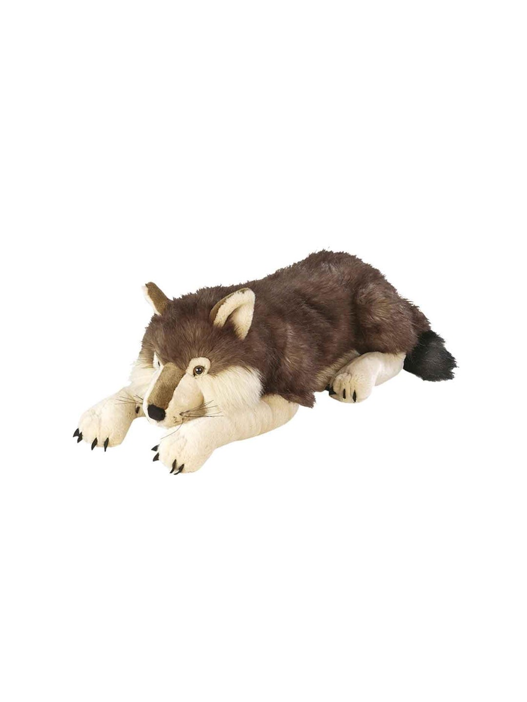 

Wild Republic Jumbo Wolf Plush Giant Stuffed Animal Plush Toy, Brown