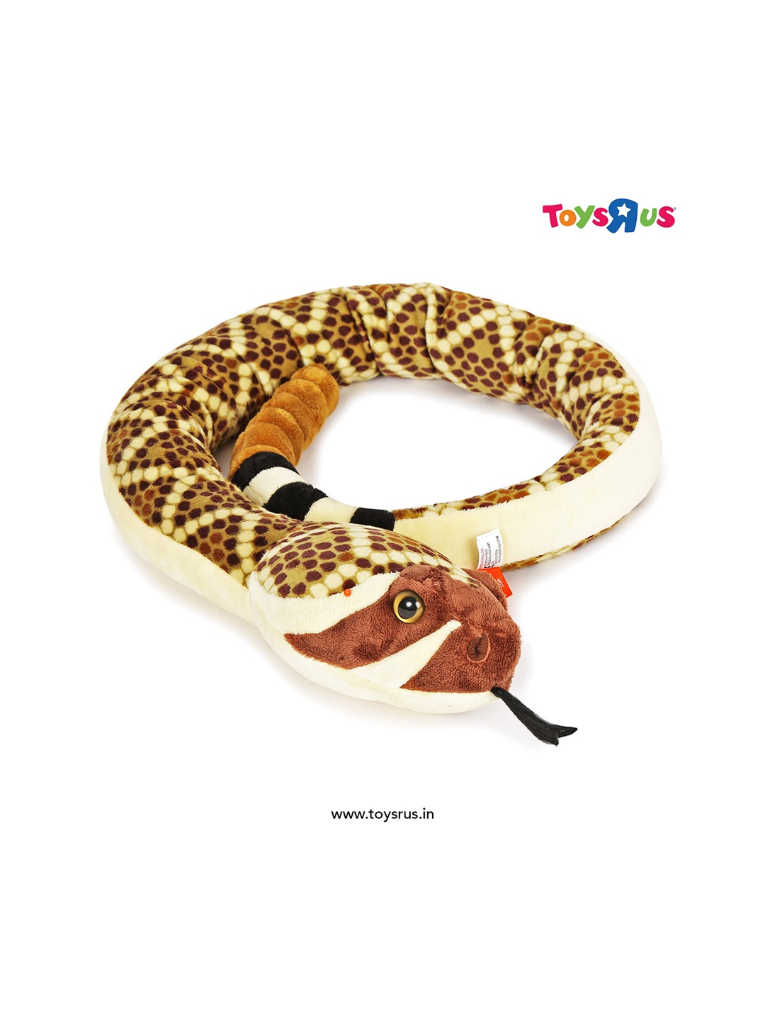 

Wild Republic Beige & Brown Snake Plush Soft Toy