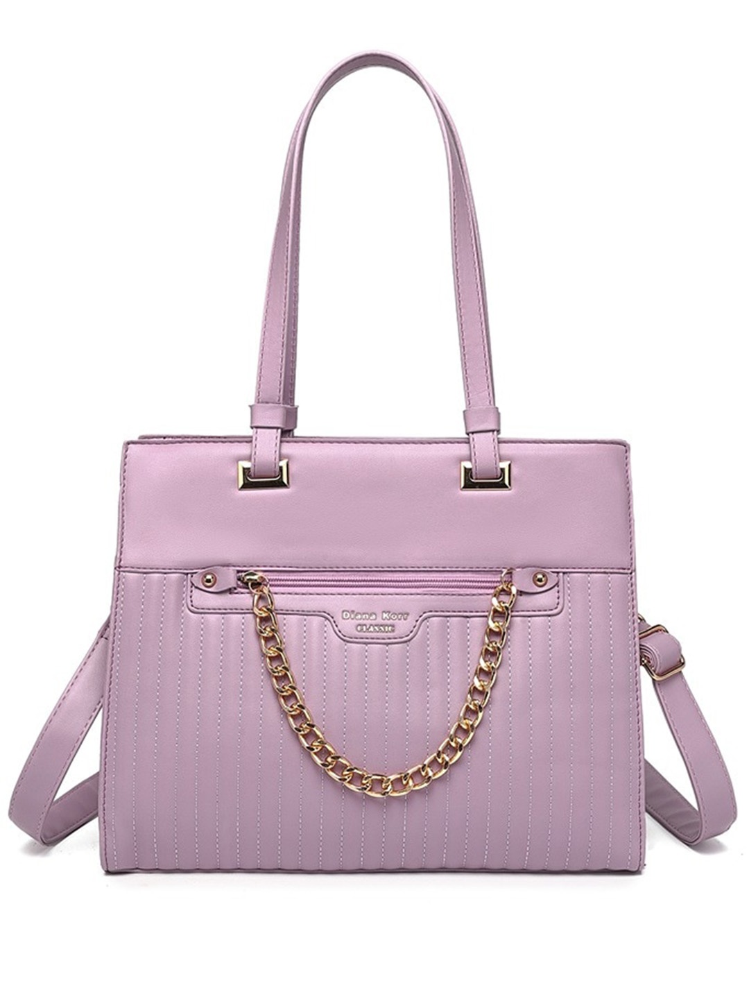 

Diana Korr Structured Shoulder Bag, Mauve