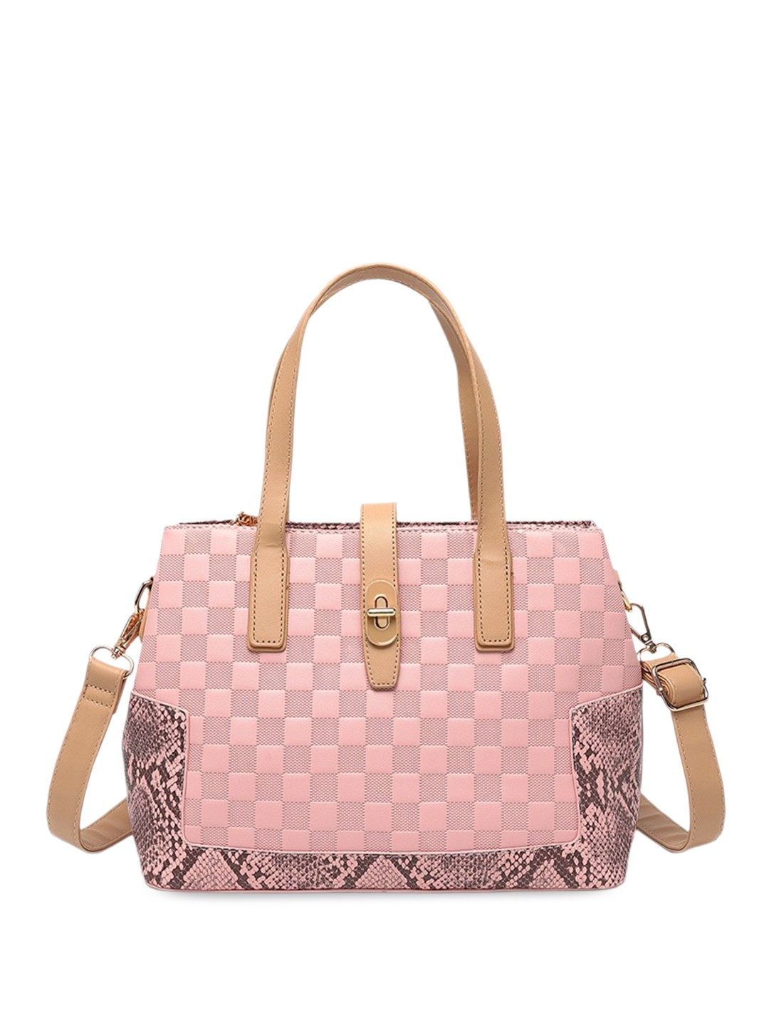 

Diana Korr Textured Structured Handheld Bag, Pink