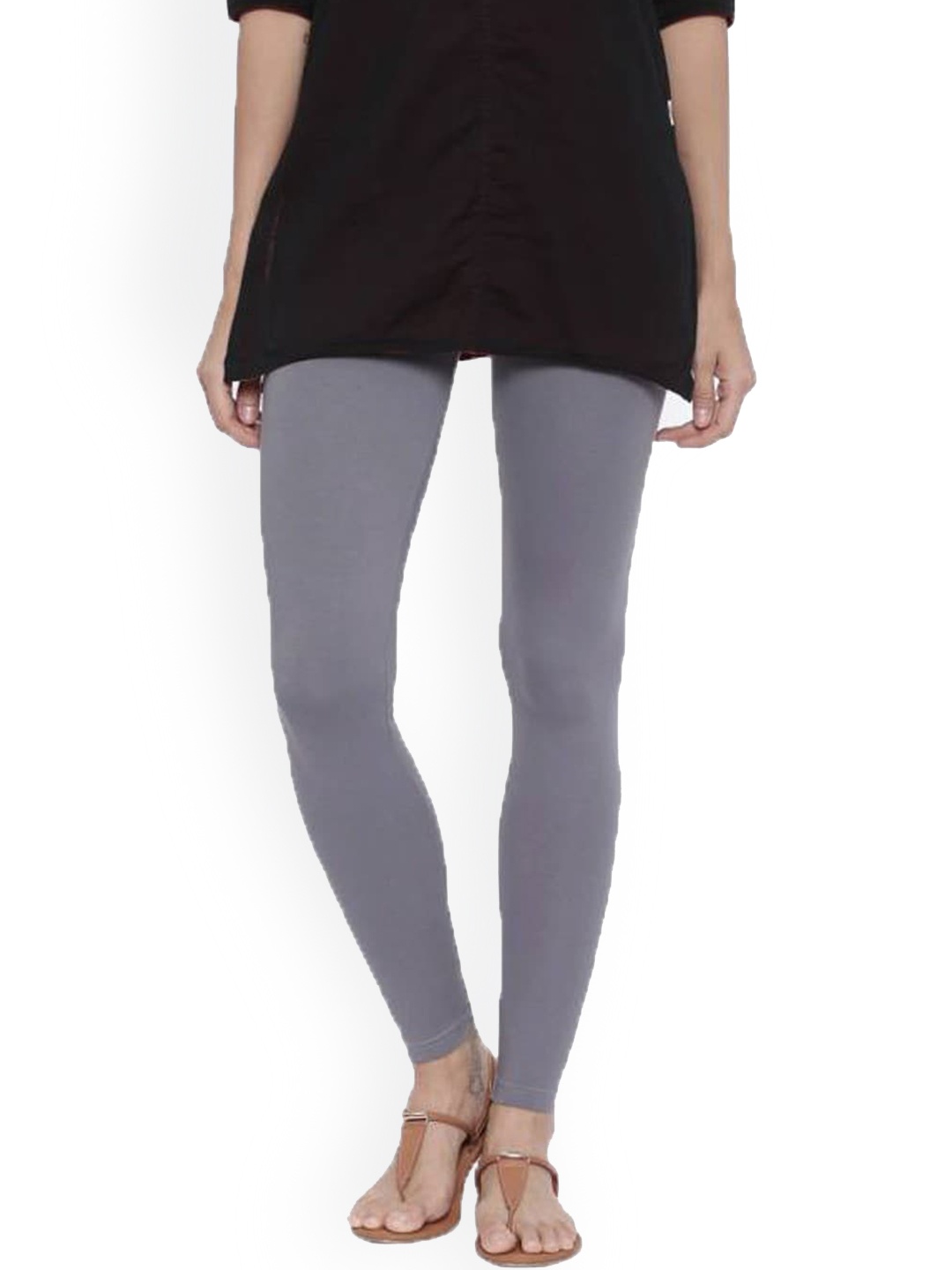 

FUBAR Ankle Length Casual Leggings, Grey