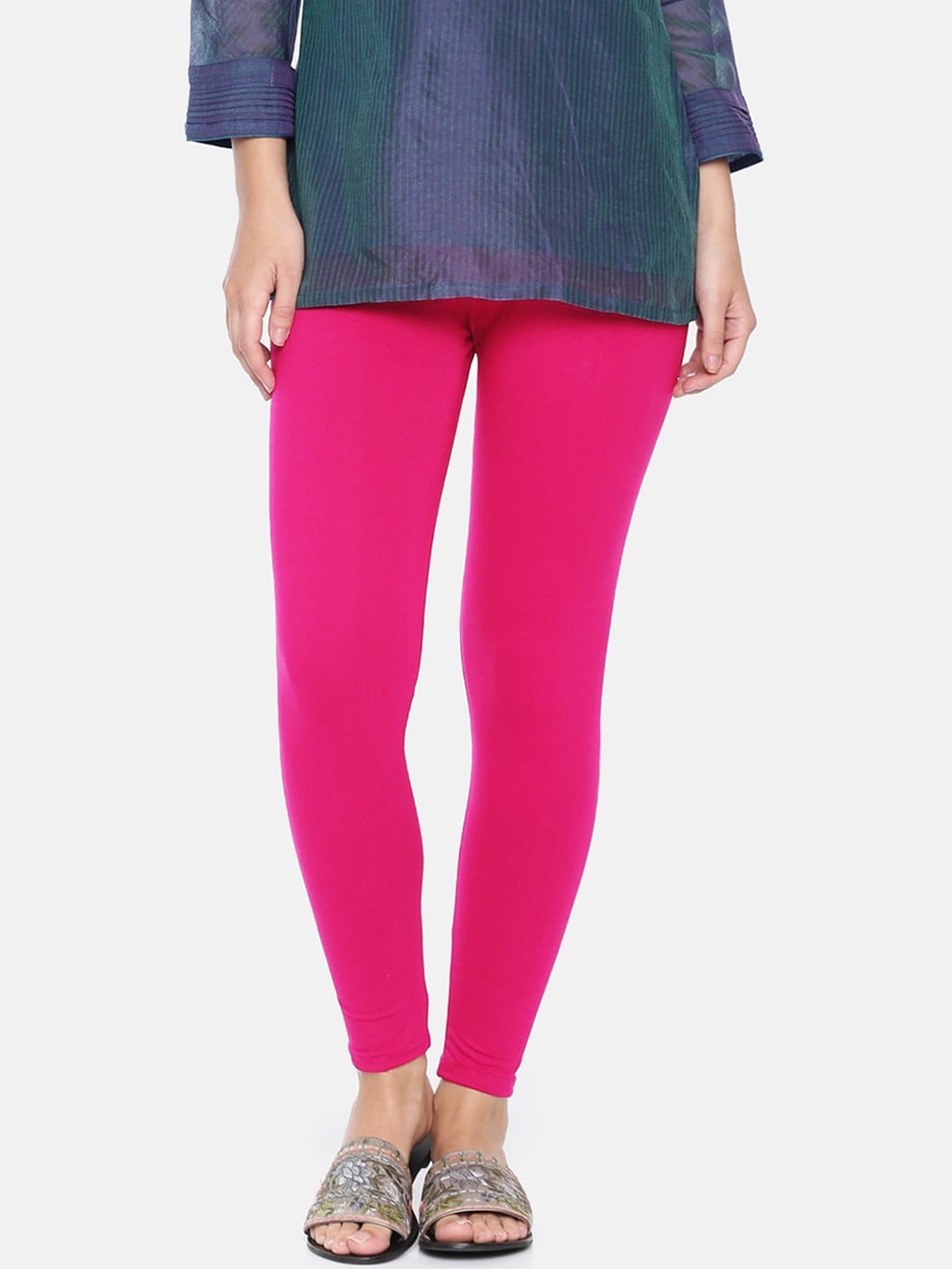 

FUBAR Ankle Length Leggings, Pink