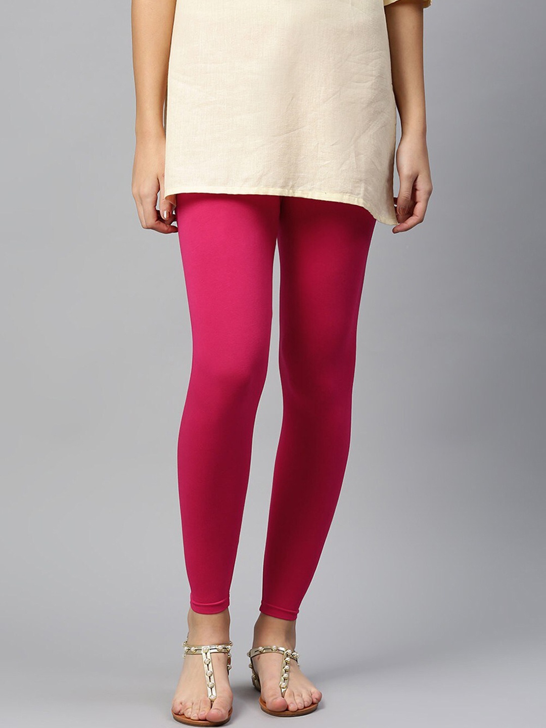 

FUBAR Ankle-Length Leggings, Pink