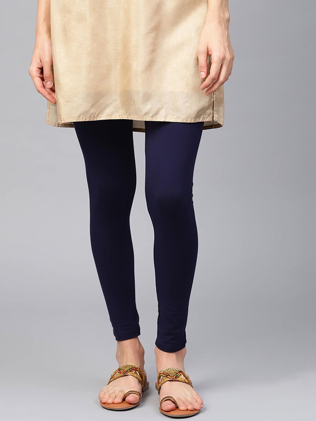 

FUBAR Ankle Length Leggings, Navy blue