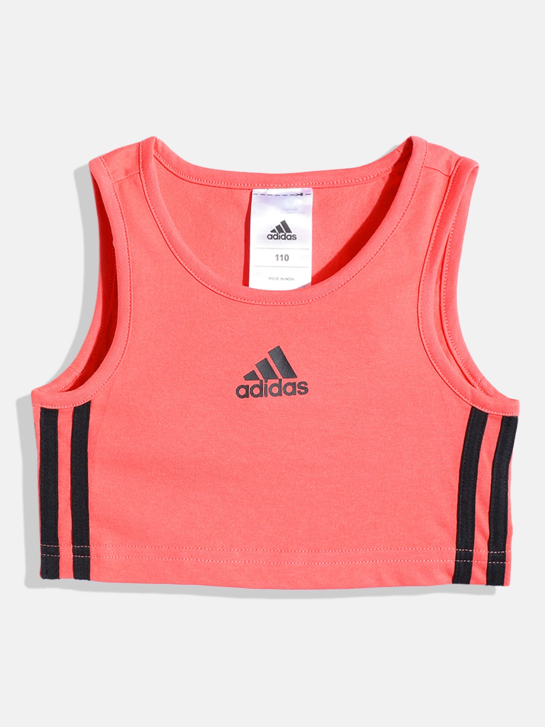 

ADIDAS Kids Semi Turbo Brand Logo Detailed T-shirt, Peach