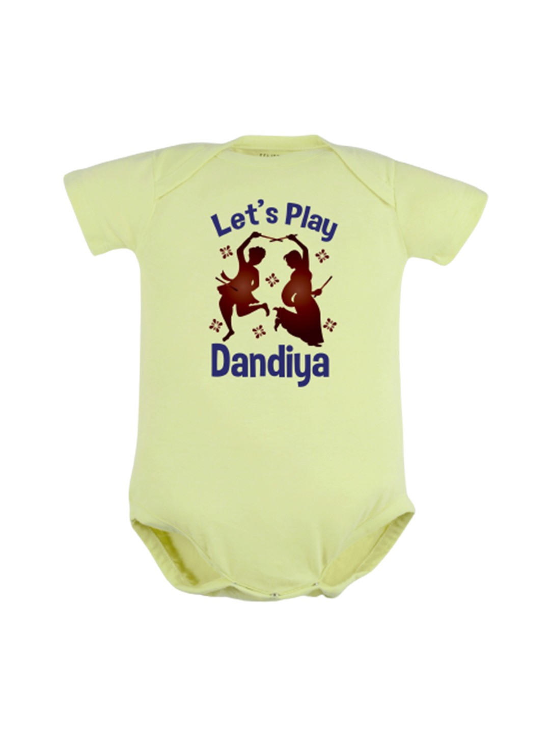 

FFLIRTYGO Infants Durga Puja Special Pure Cotton Bodysuit, Green