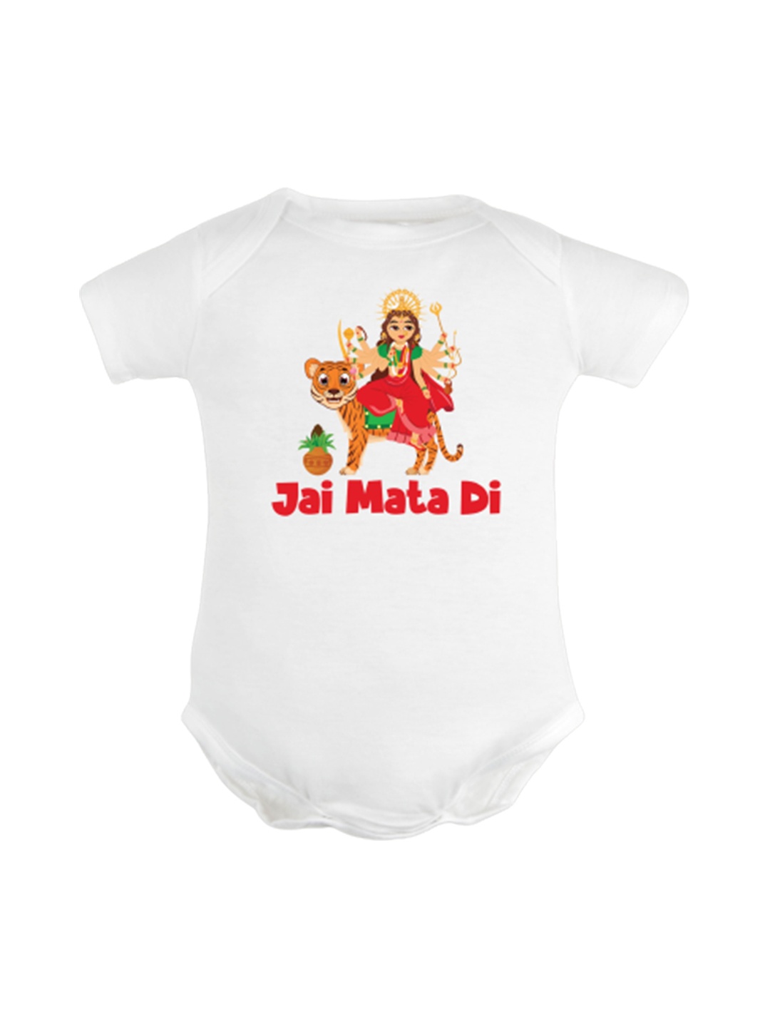 

FFLIRTYGO Kids Graphic Printed Cotton Bodysuit, White