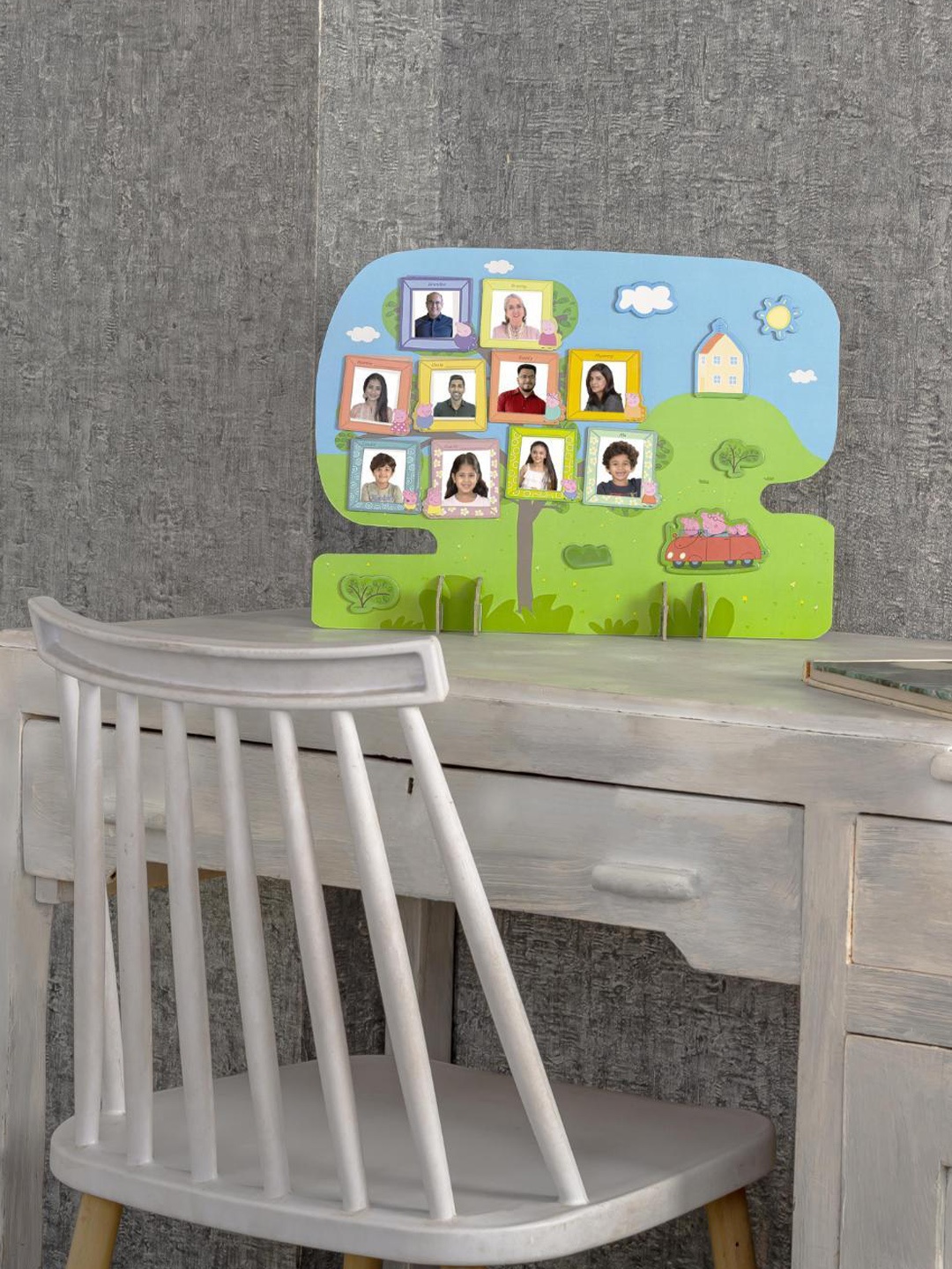 

magna MAGiC 3D Puzzles Peppa Pig Magnetic Family Tree, Blue