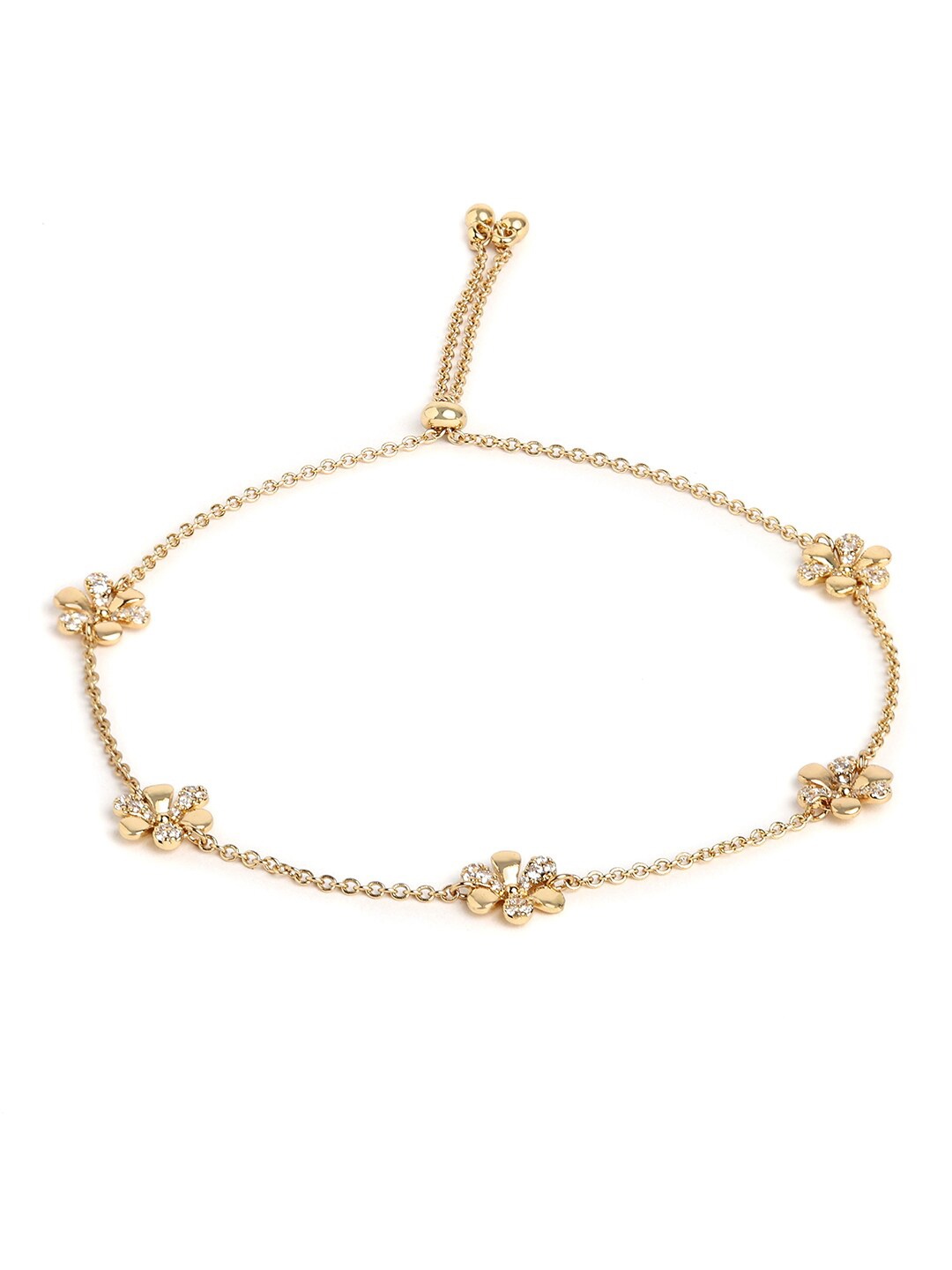 

ALDO Stone-Studded Wraparound Bracelet, Gold