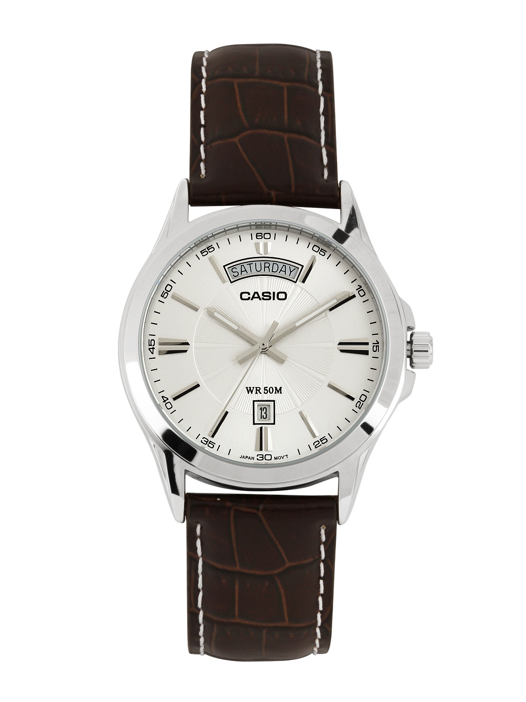 

Casio Enticer Men White Analogue watch A845 MTP-1381L-7AVDF