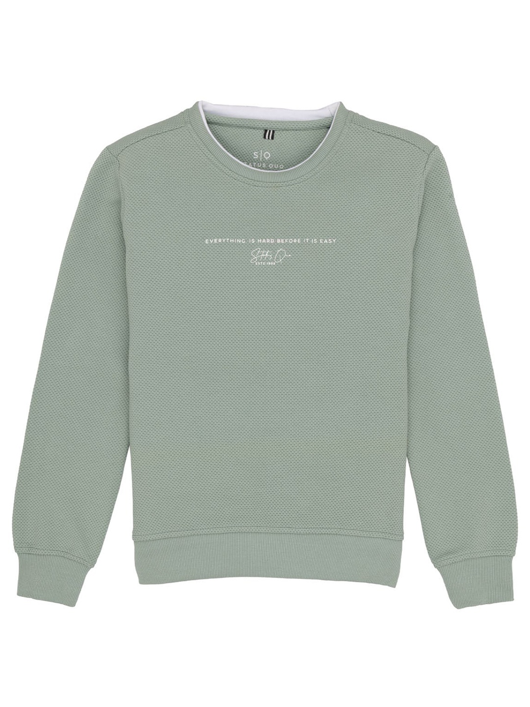 

Status Quo Boys Lightweight Cotton Sweatshirt, Sea green