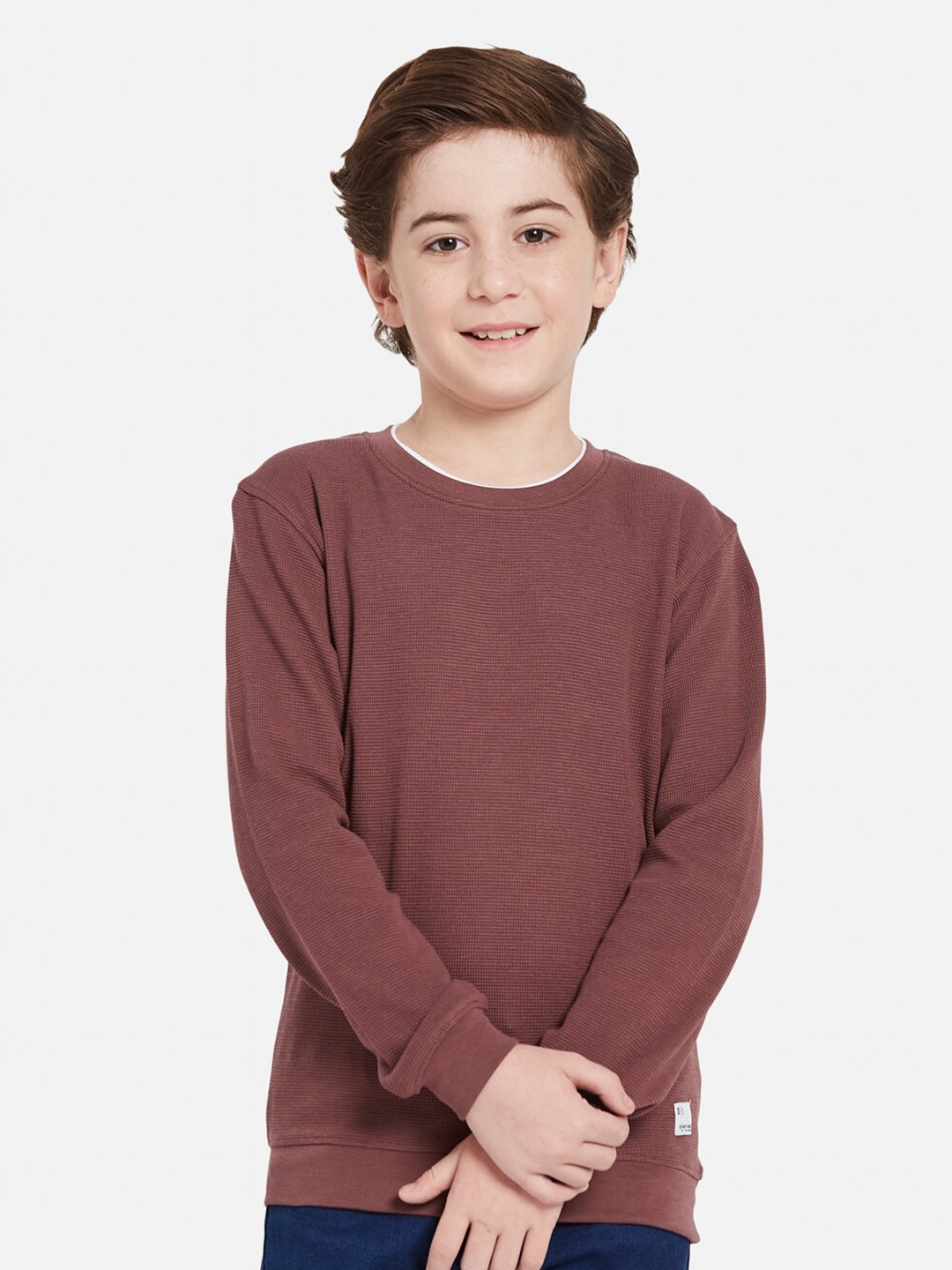 

Octave Boys Fleece Pullover Sweatshirt, Maroon