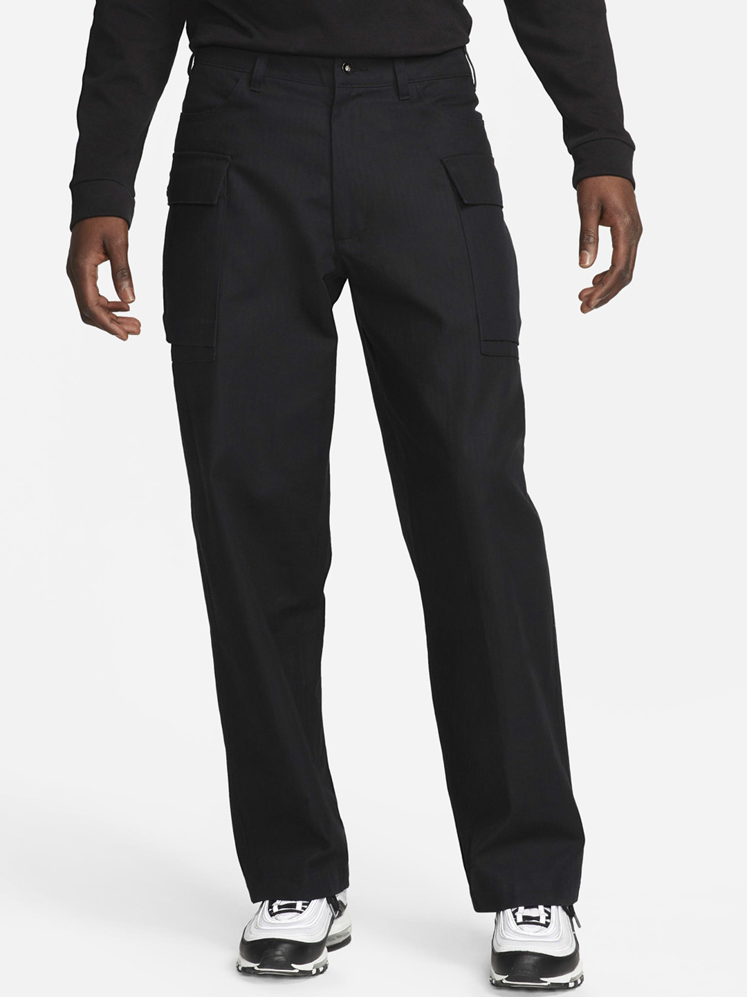 

Nike Men Black Life Trackpants