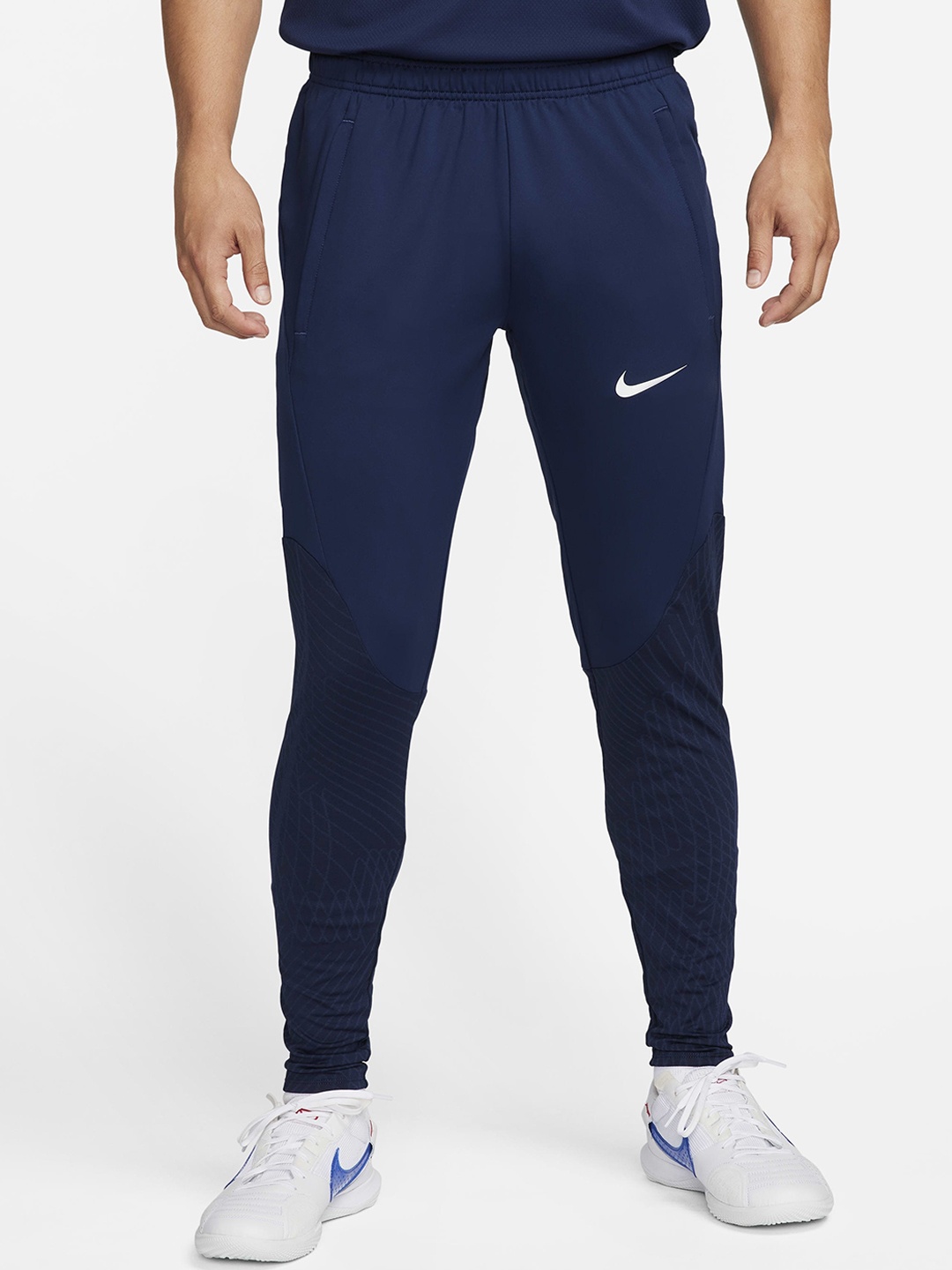 

Nike Men Blue Dri-FIT Strike Trackpants