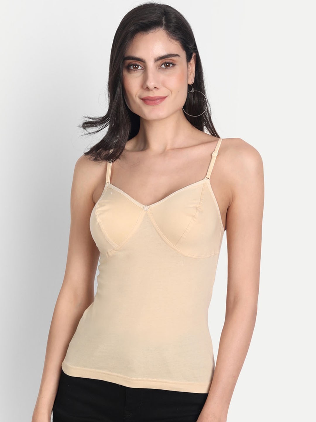 

Aimly Non Padded Cotton Bra Camisoles, Beige