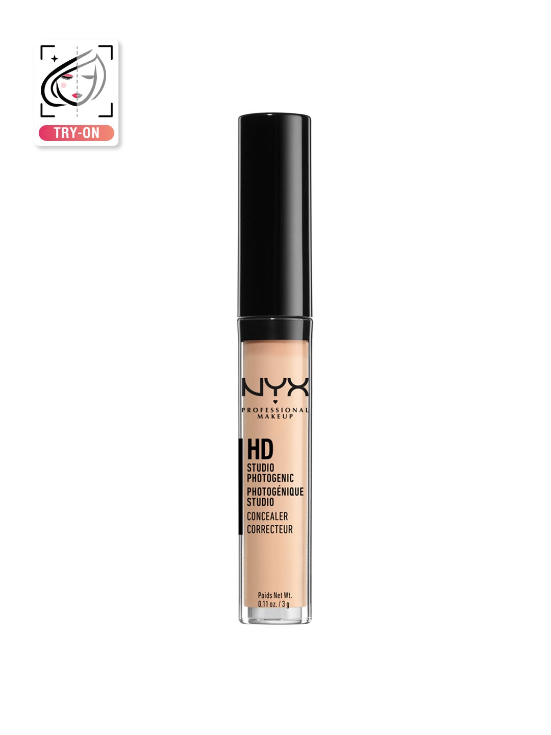 NYX PROFESSIONAL MAKEUP HD Studio Photogenic Lightweight Liquid Concealer 3g - Light 03, Beige