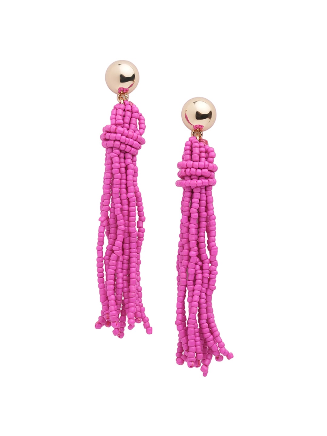 

ALDO Artificial Beads Contemporary Drop Earrings, Pink