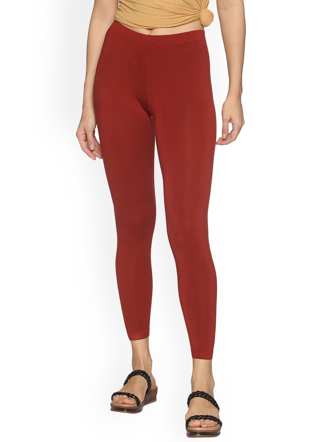 

HAY Ankle Length Leggings, Brown