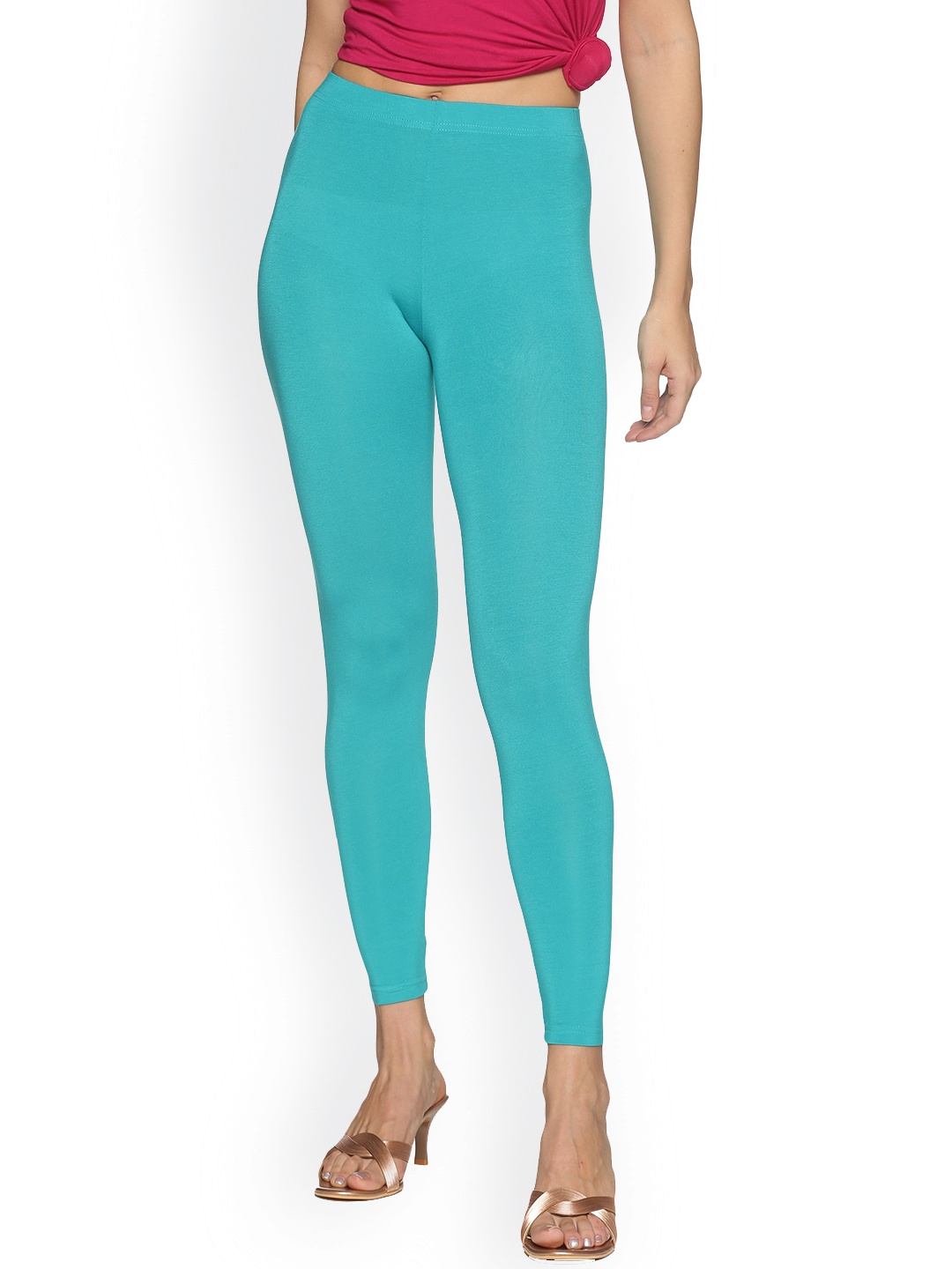 

HAY Ankle Length Leggings, Turquoise blue