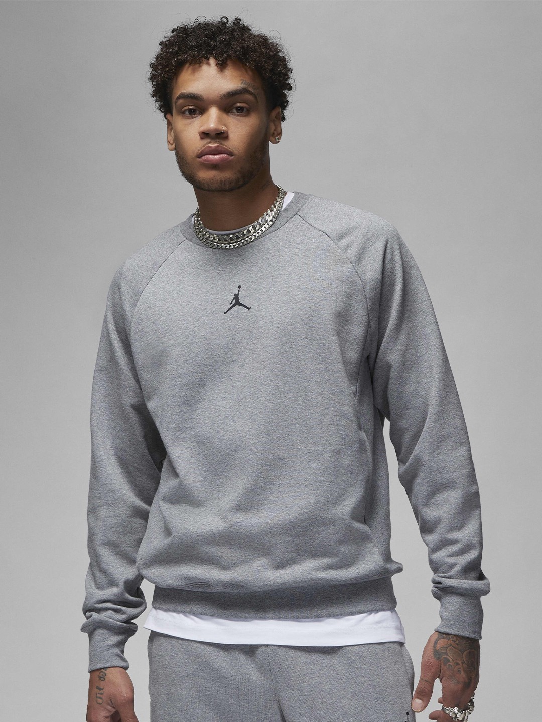 

Nike Jordan Dri-FIT Sport Fleece Pullover Sweatshirt, Grey