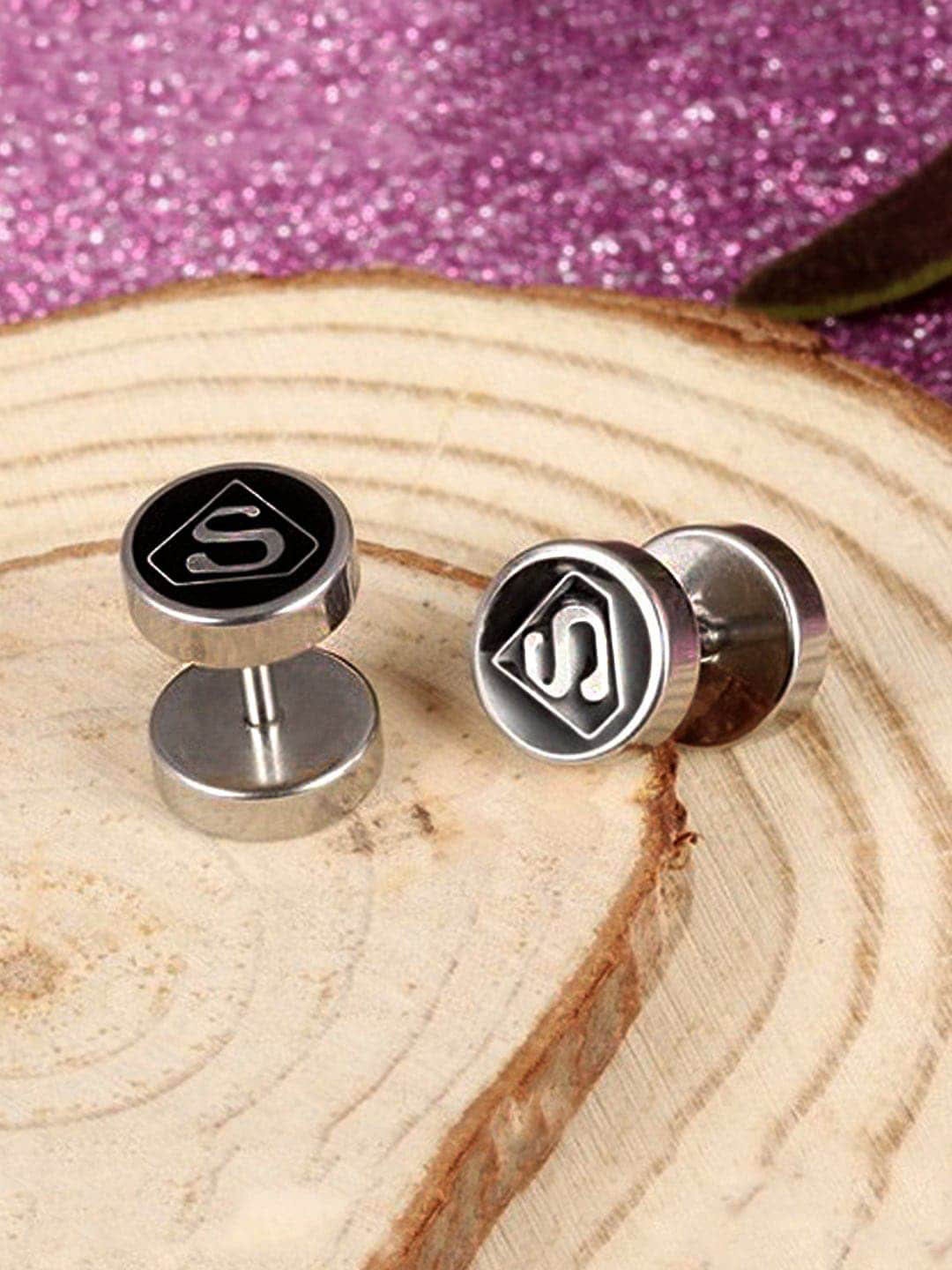 

WROGN Silver-Plated Contemporary Studs Earrings