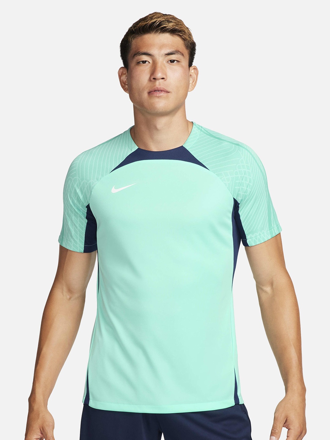 

Nike Men Dri-FIT Strike Short-Sleeve Football T-Shirt, Blue