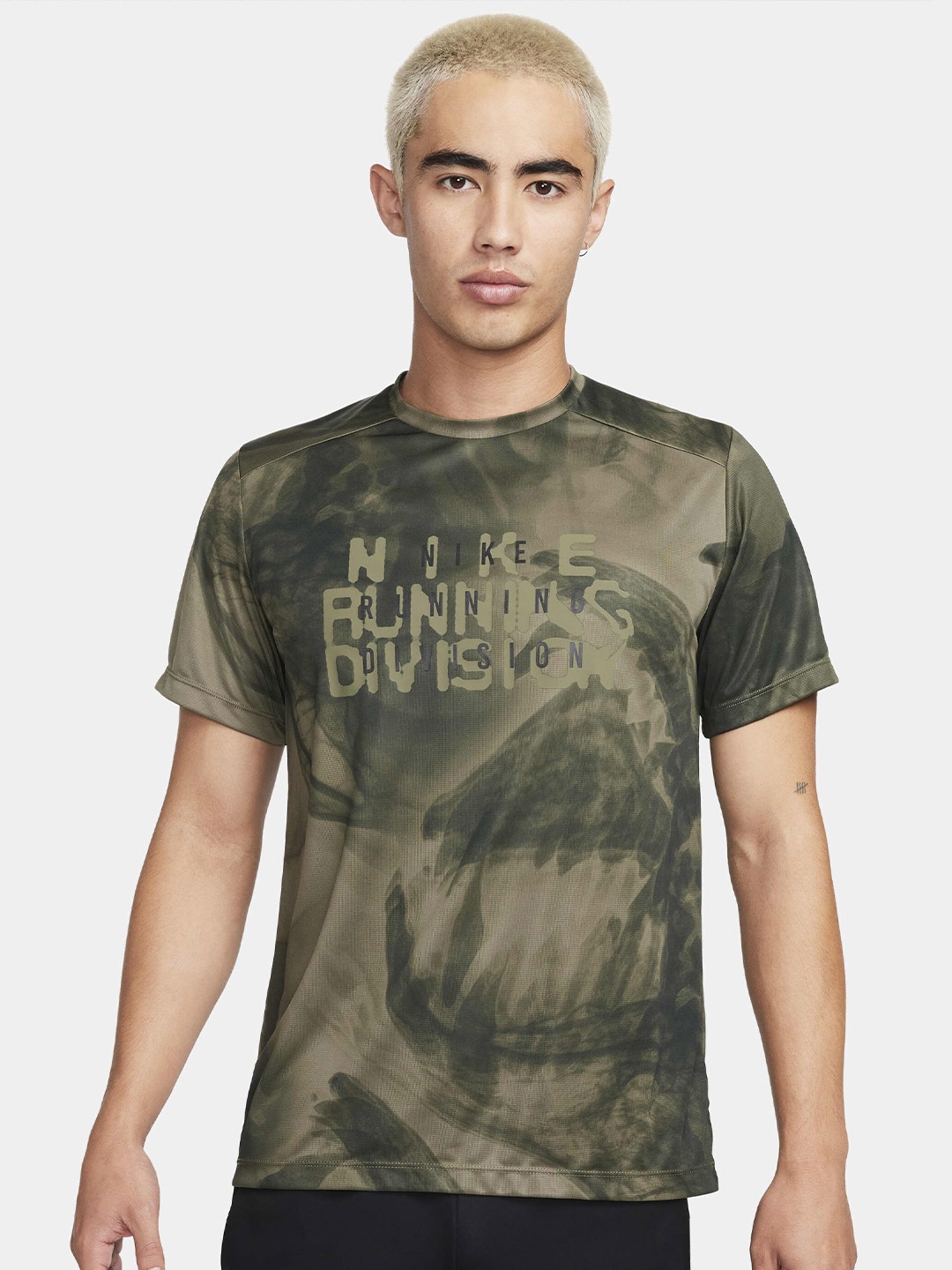 

Nike Printed Round Neck T-Shirt, Green