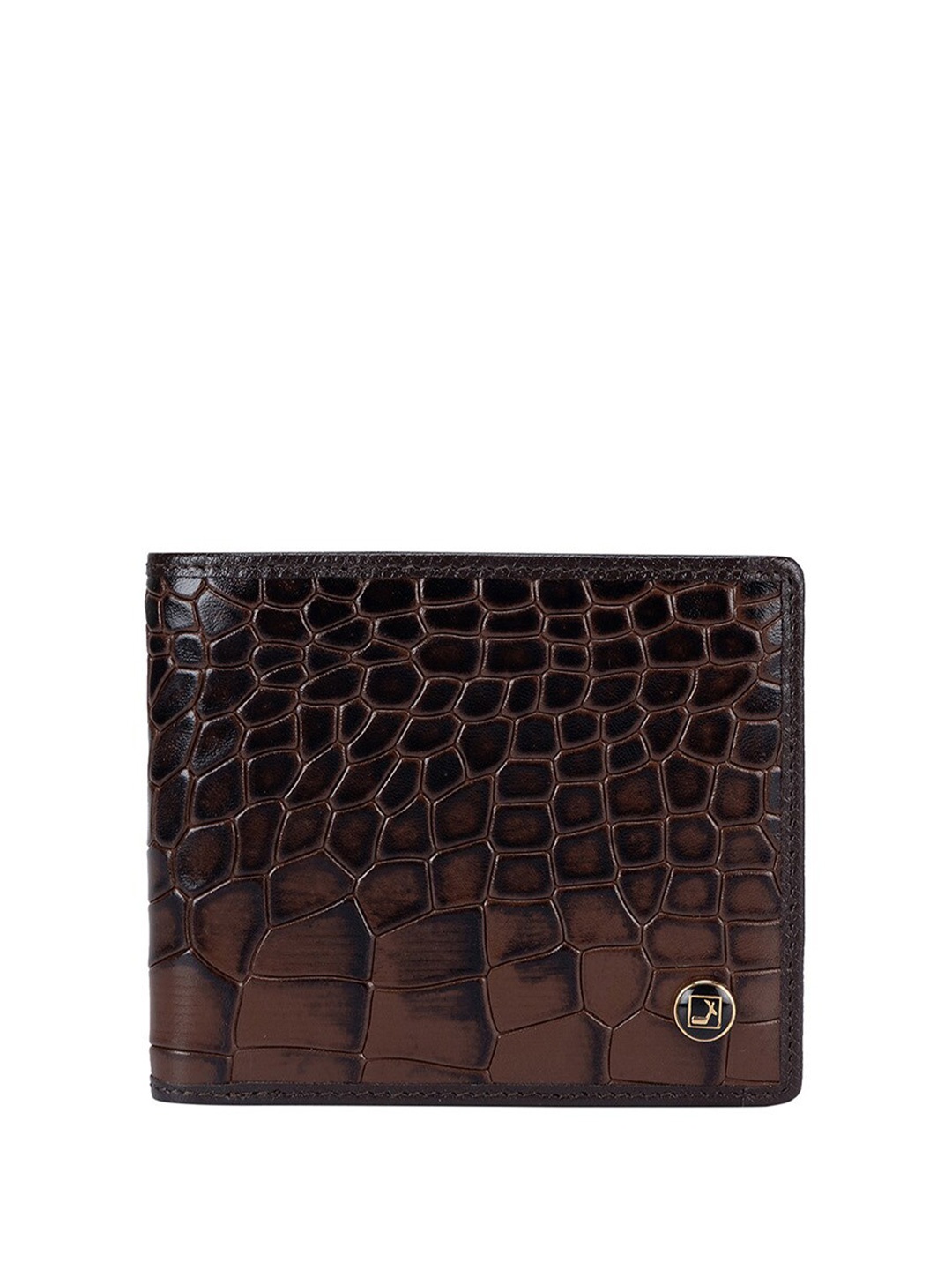 

Da Milano Men Leather Two Fold Wallet, Brown