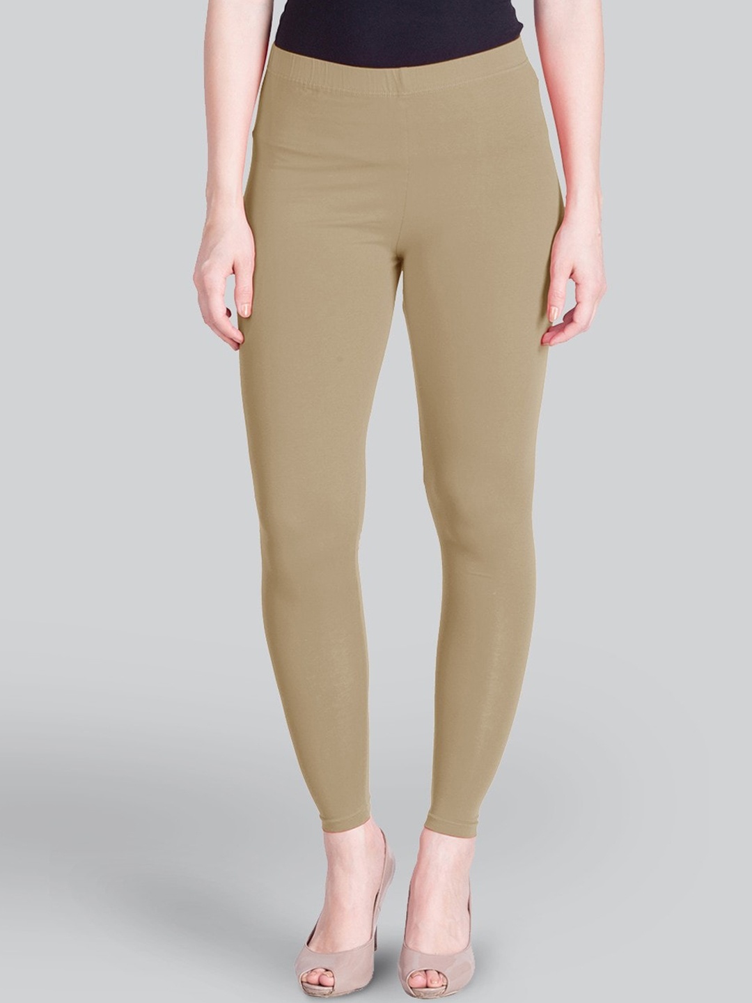 

LYRA Ankle length Leggings, Beige