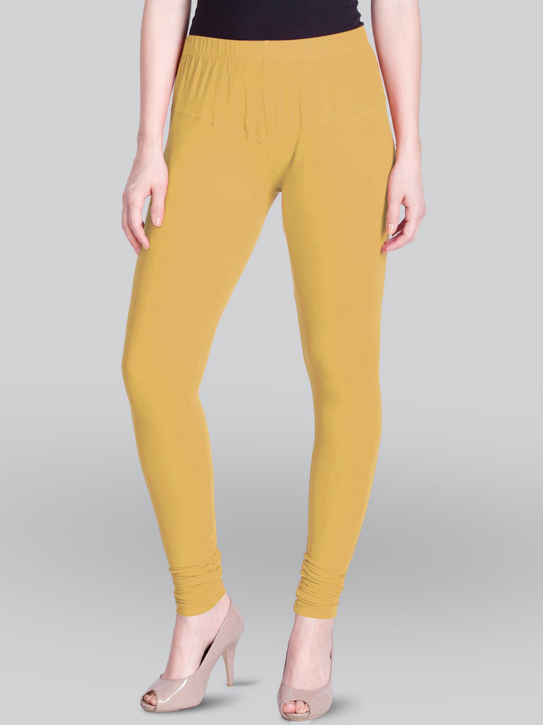 

LYRA Plus Fit Churidar Length Leggings, Gold