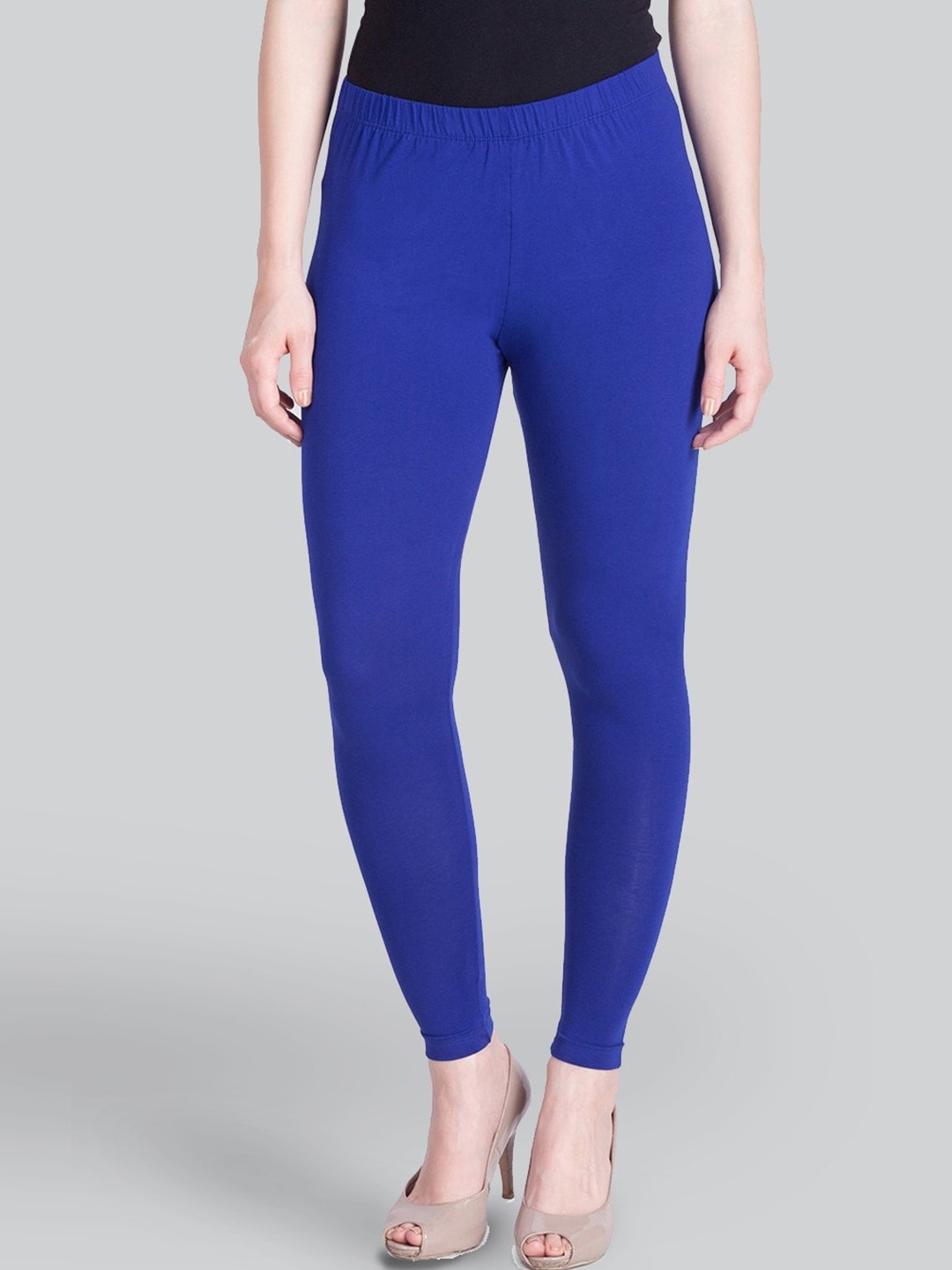 

LYRA Plus Fit Ankle Length Leggings, Blue
