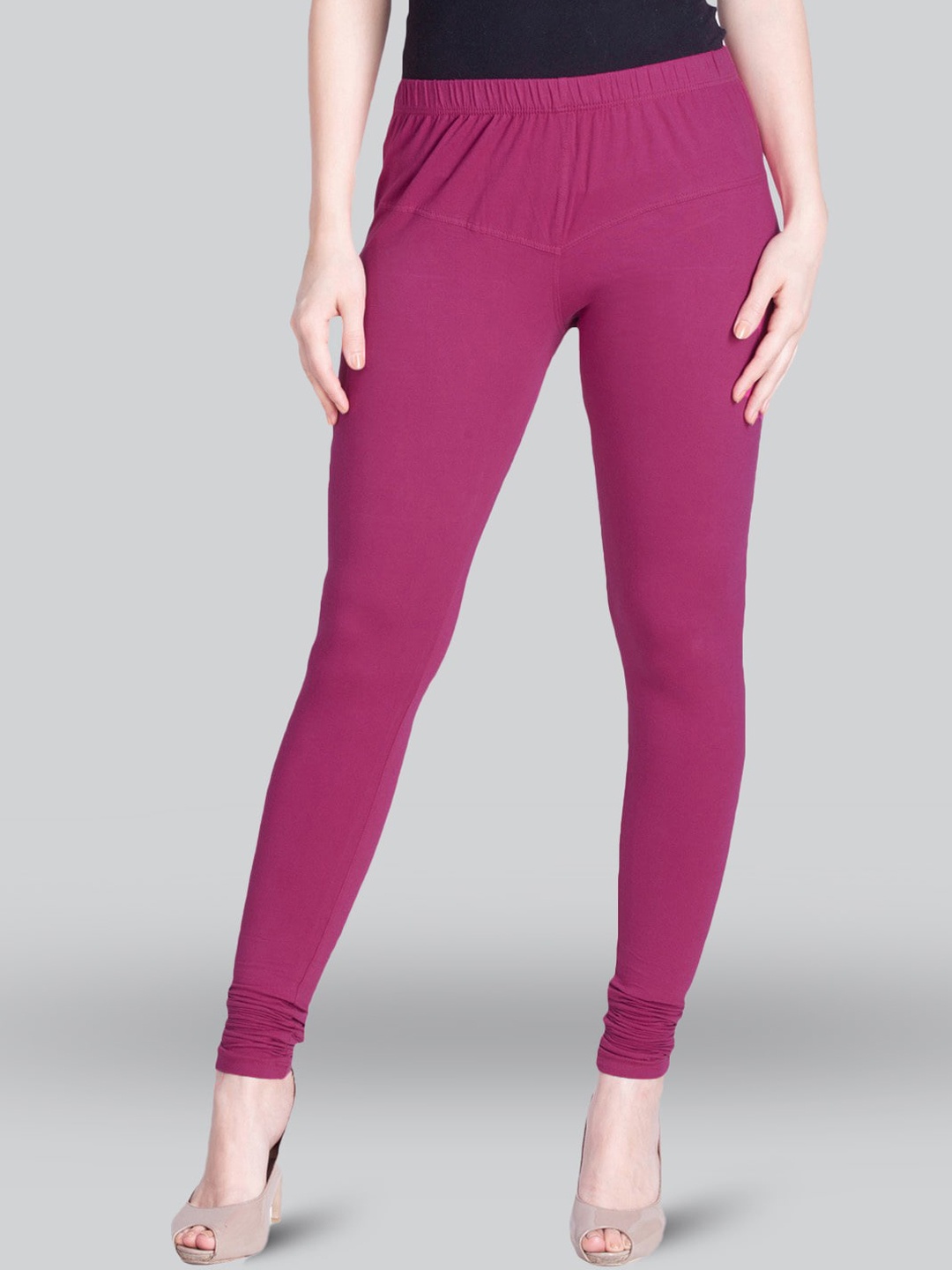 

LYRA Plus Fit Churidar Length Leggings, Pink