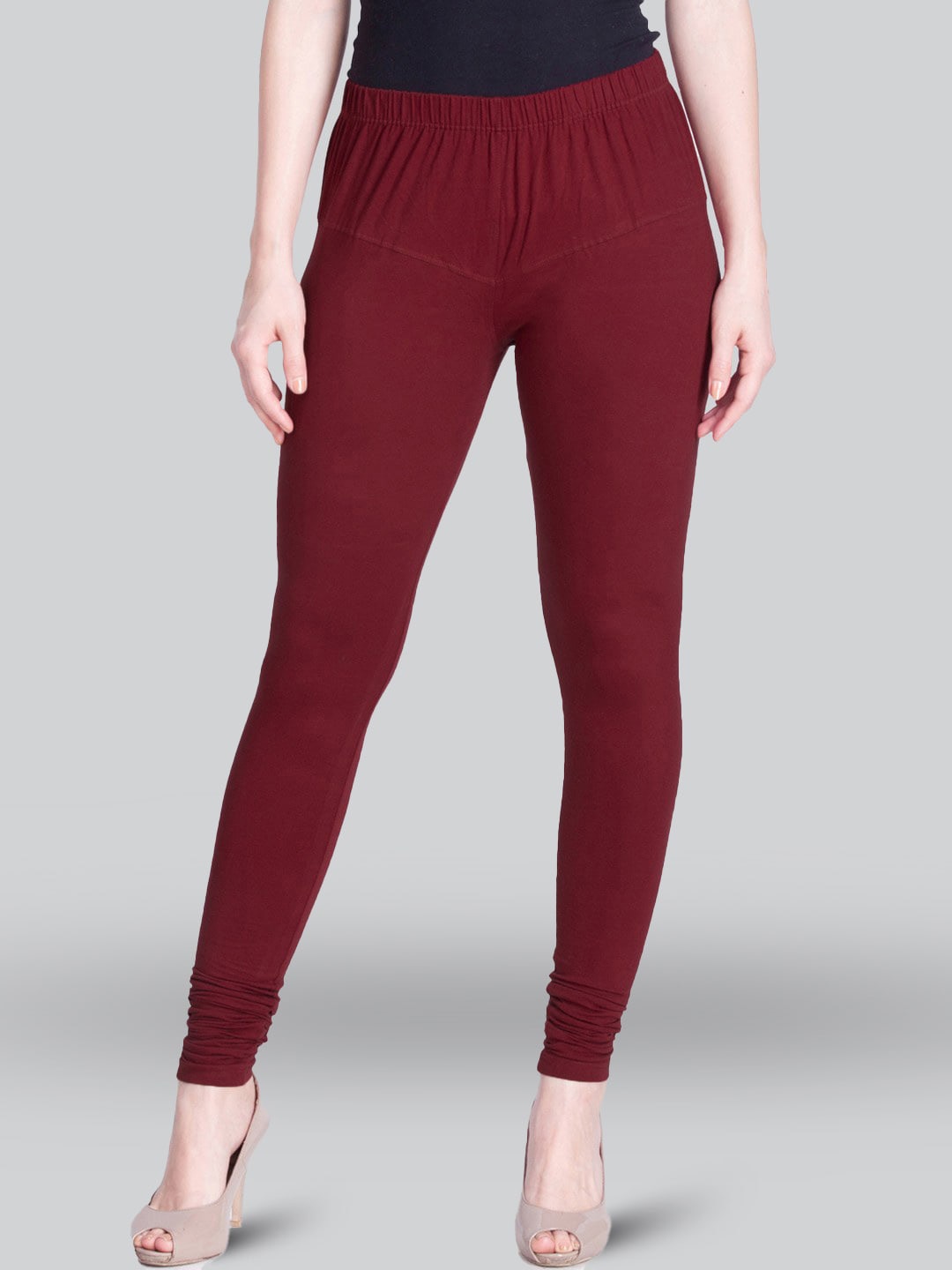 

LYRA Bio Wash Churidar Length Leggings, Maroon