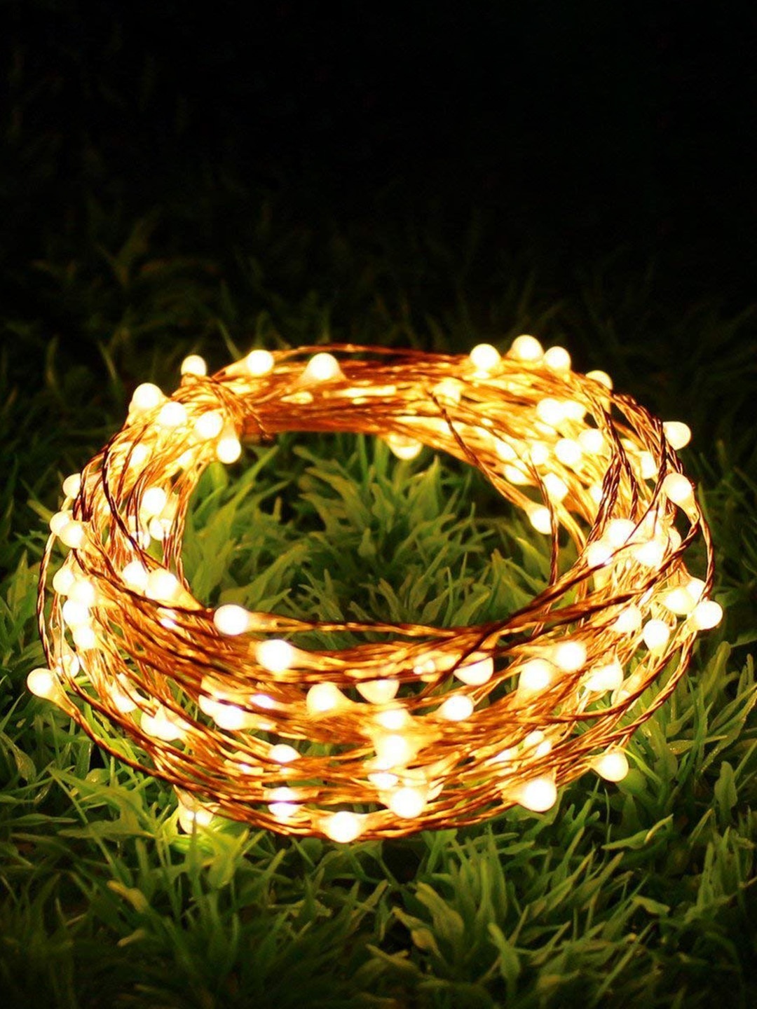 

Quace Yellow Rice Fairy String Lights