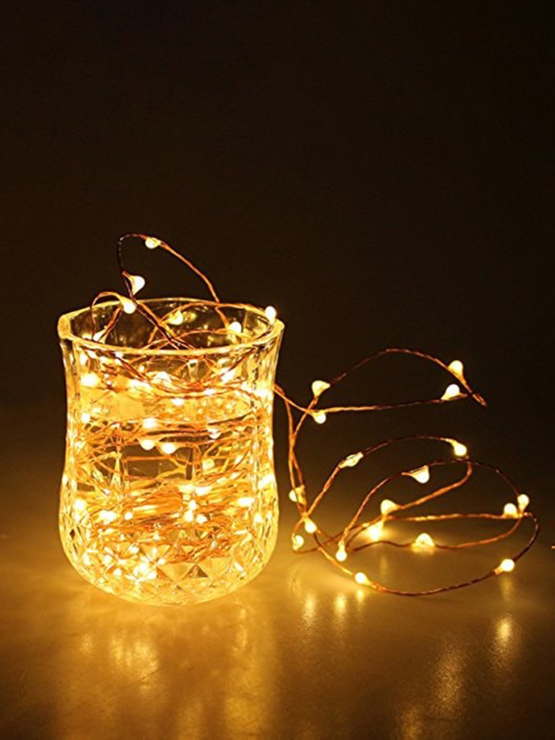 

Quace Yellow Rice Fairy String Lights