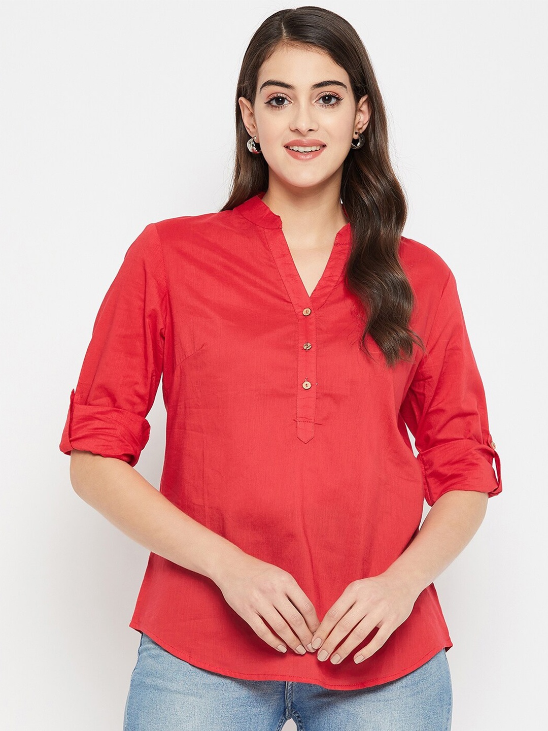 

Nuwah Red Pure Cotton Kurti