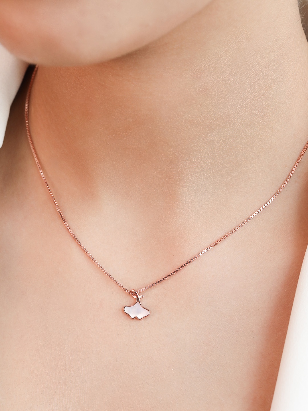 

Zavya 925 Sterling Silver Rose Gold-Plated Necklace