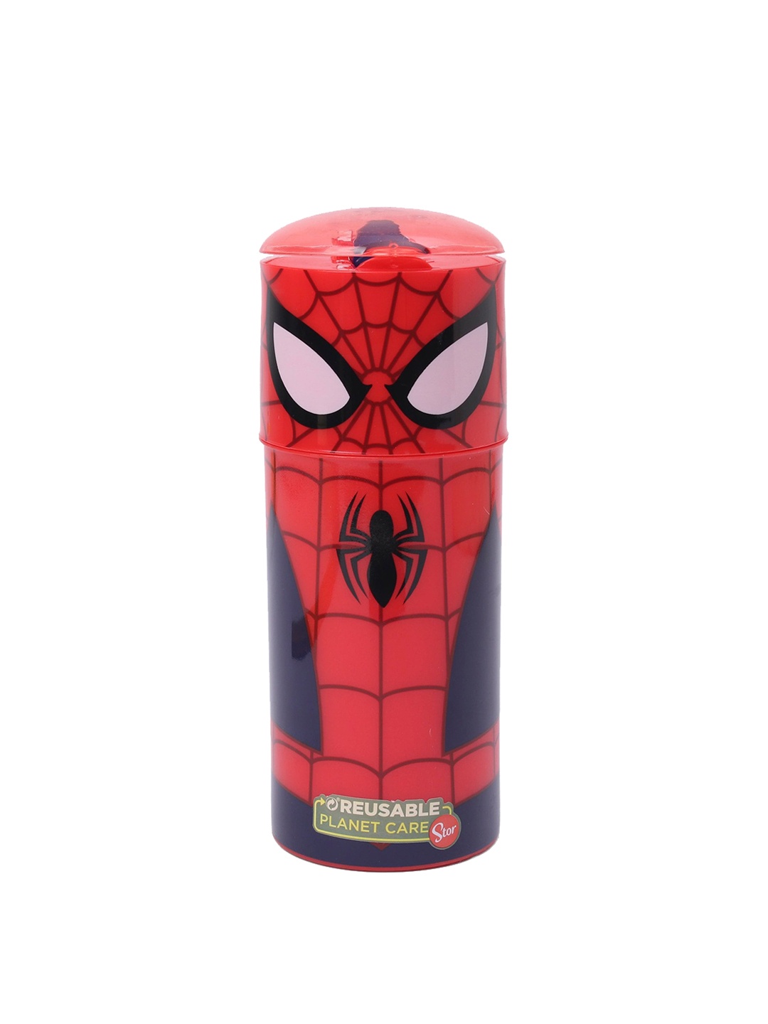 

Marvel Kids Spiderman Stor Printed Sipper Bottle- 350ml, Red