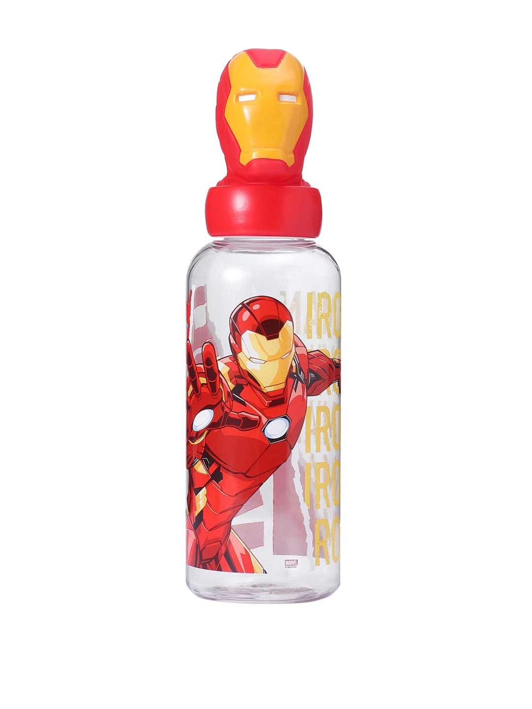 

Marvel Kids Iron Man Stor 3D Figurine Print Water Bottle 560ml, Red
