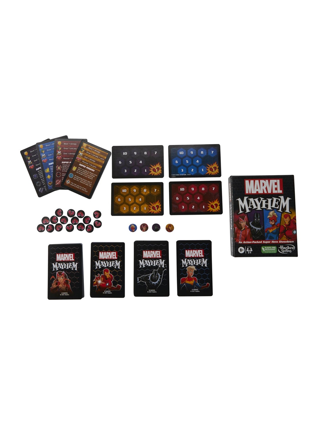 

Marvel Kids Hasbro Gaming Marvel Mayhem Card Game, Black