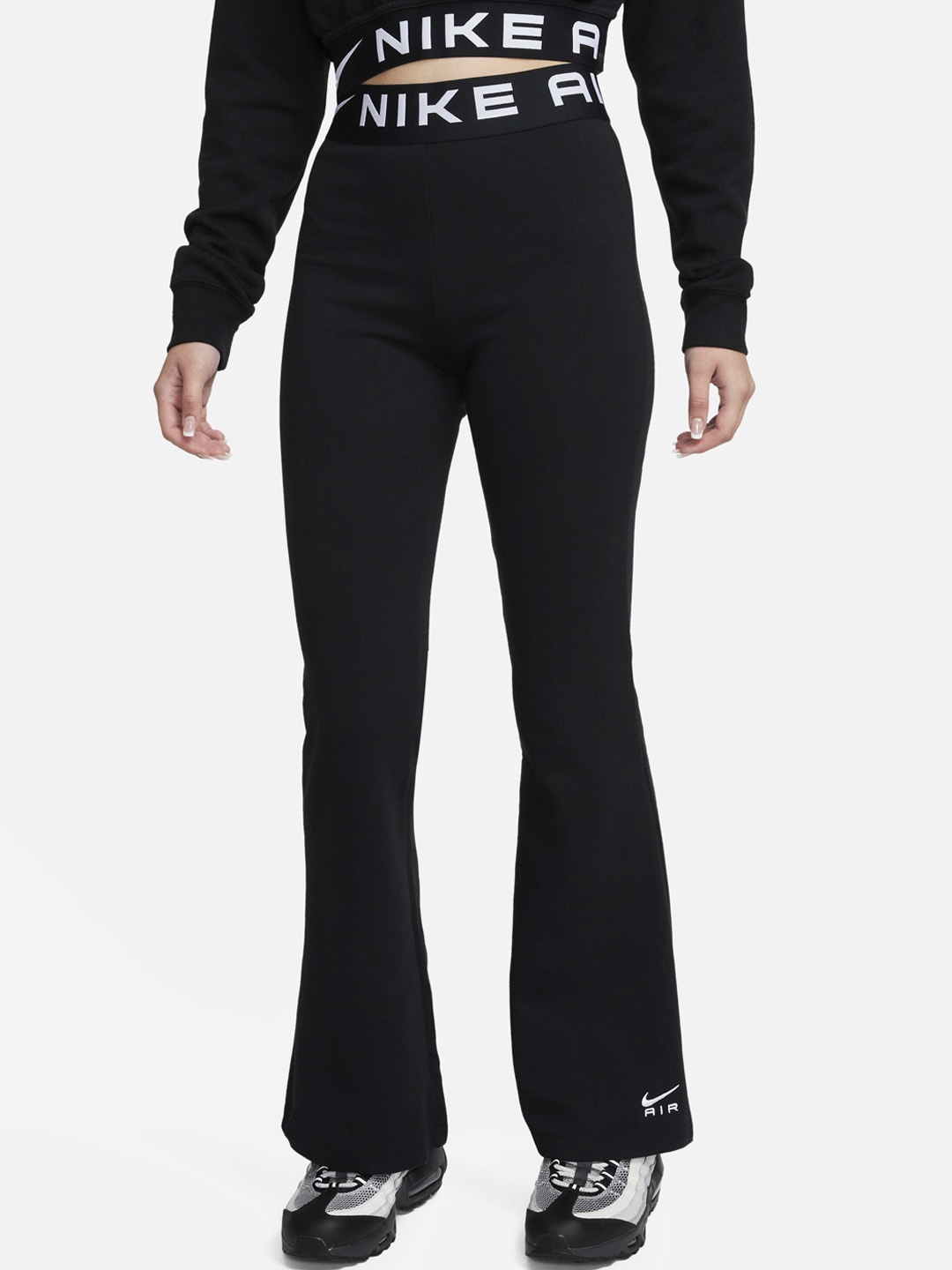 

Nike Women Sportswear Air High-Rise Flare Tights, Black
