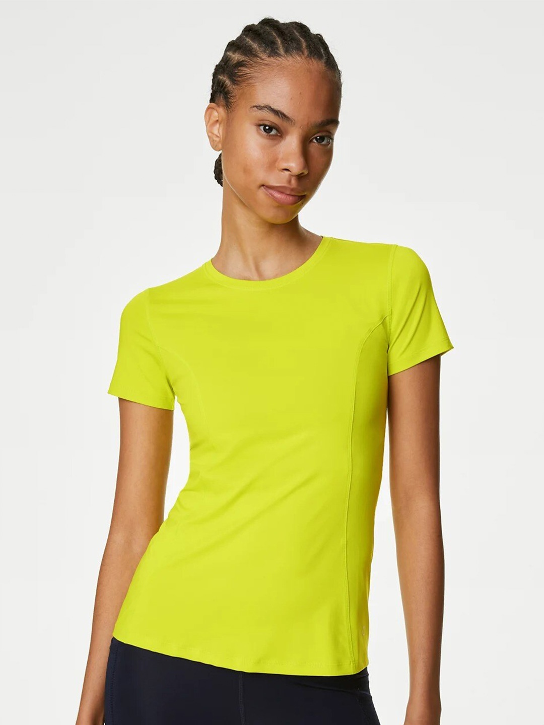 

Marks & Spencer Round Neck T-shirt, Lime green