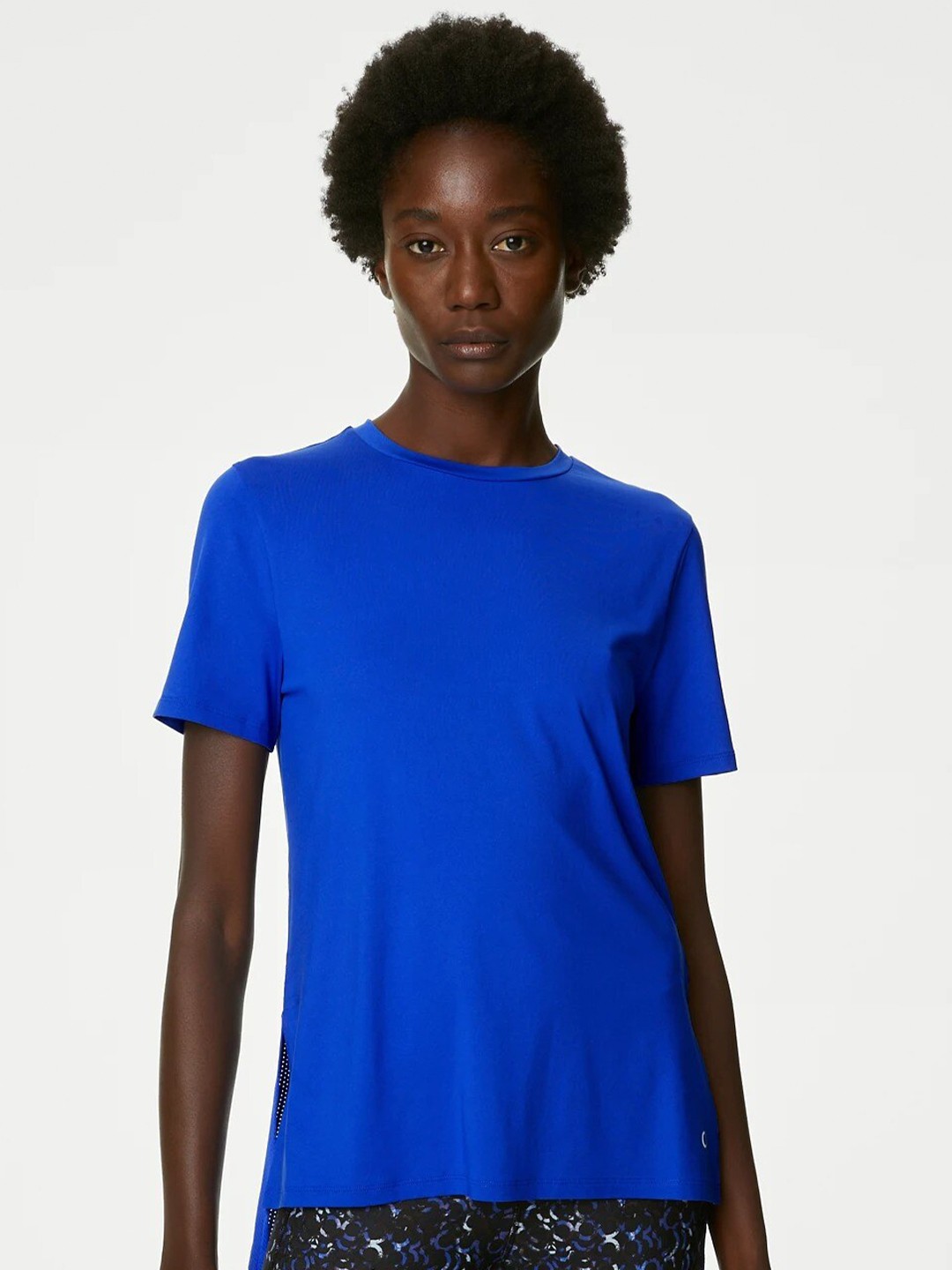 

Marks & Spencer Round Neck Regular T-shirt, Blue