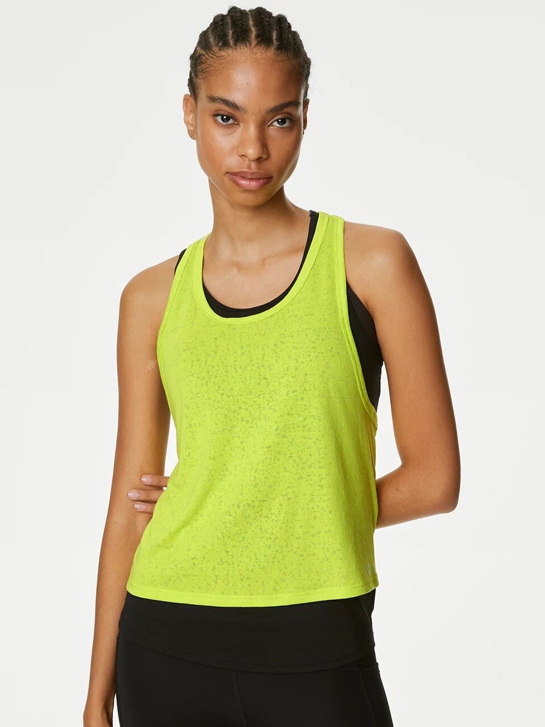 

Marks & Spencer Round Neck Tank Top, Lime green