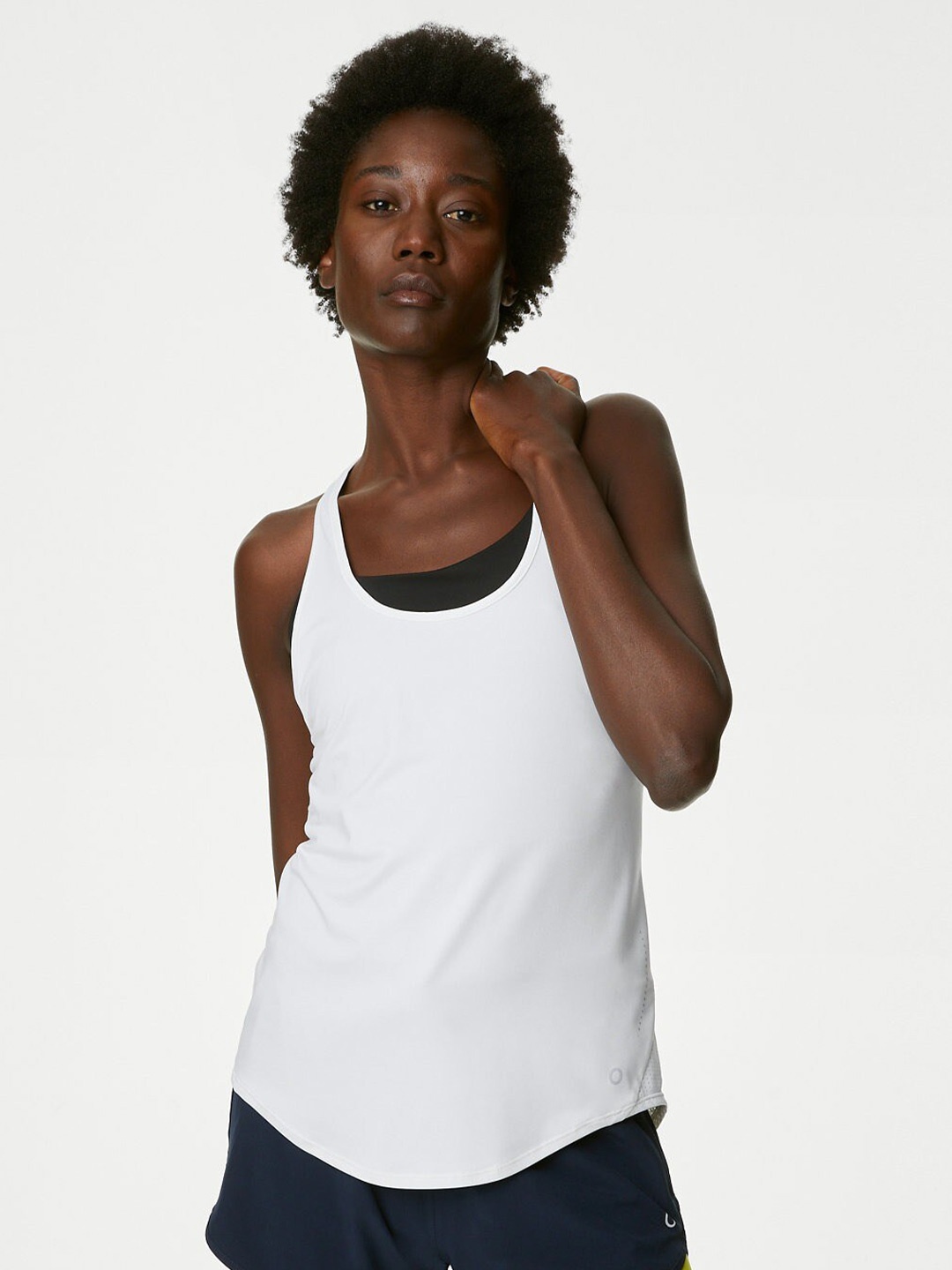 

Marks & Spencer Scoop Neck Tank Top, White