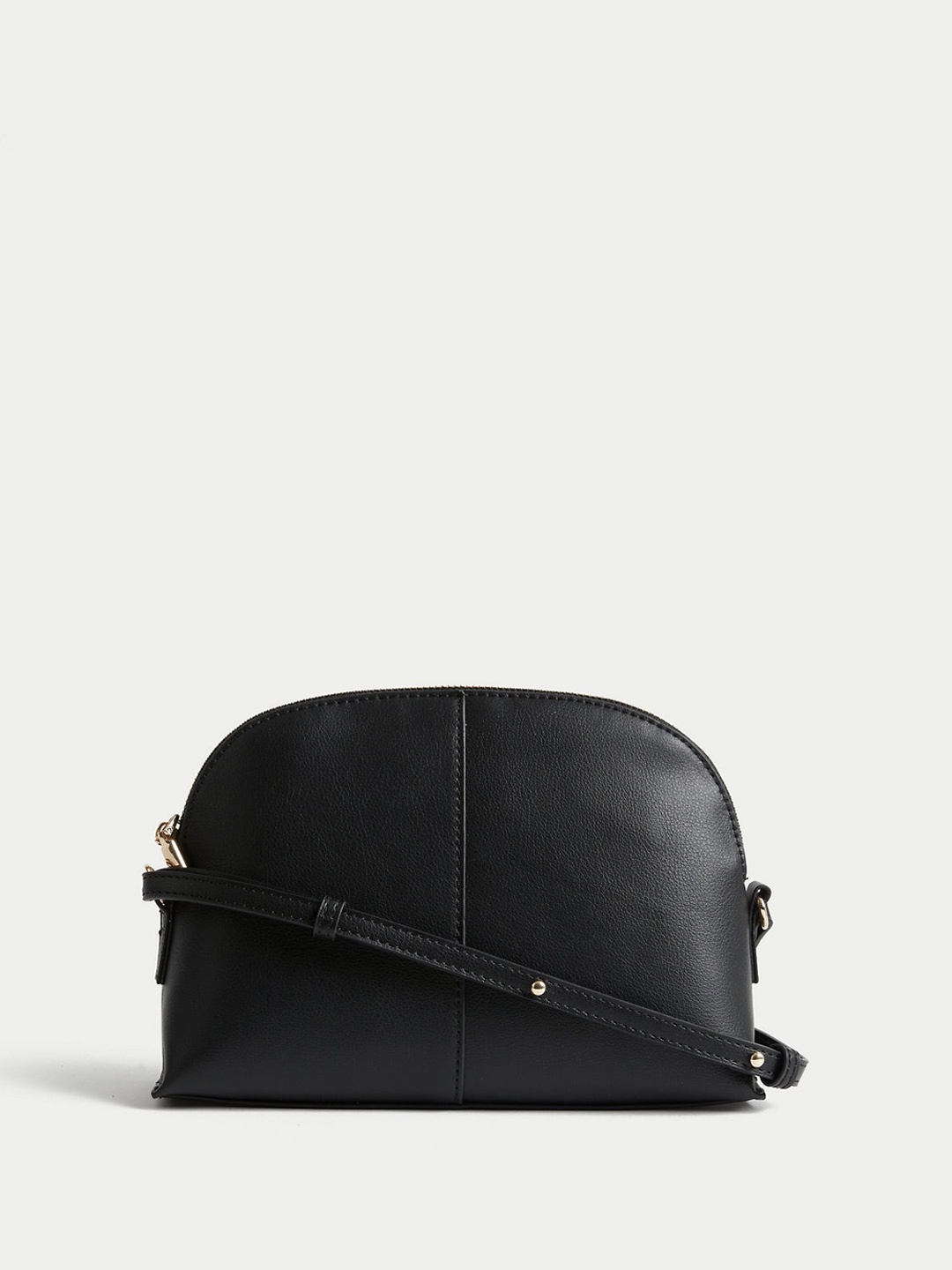 

Marks & Spencer Textured Structured Sling Bag, Black