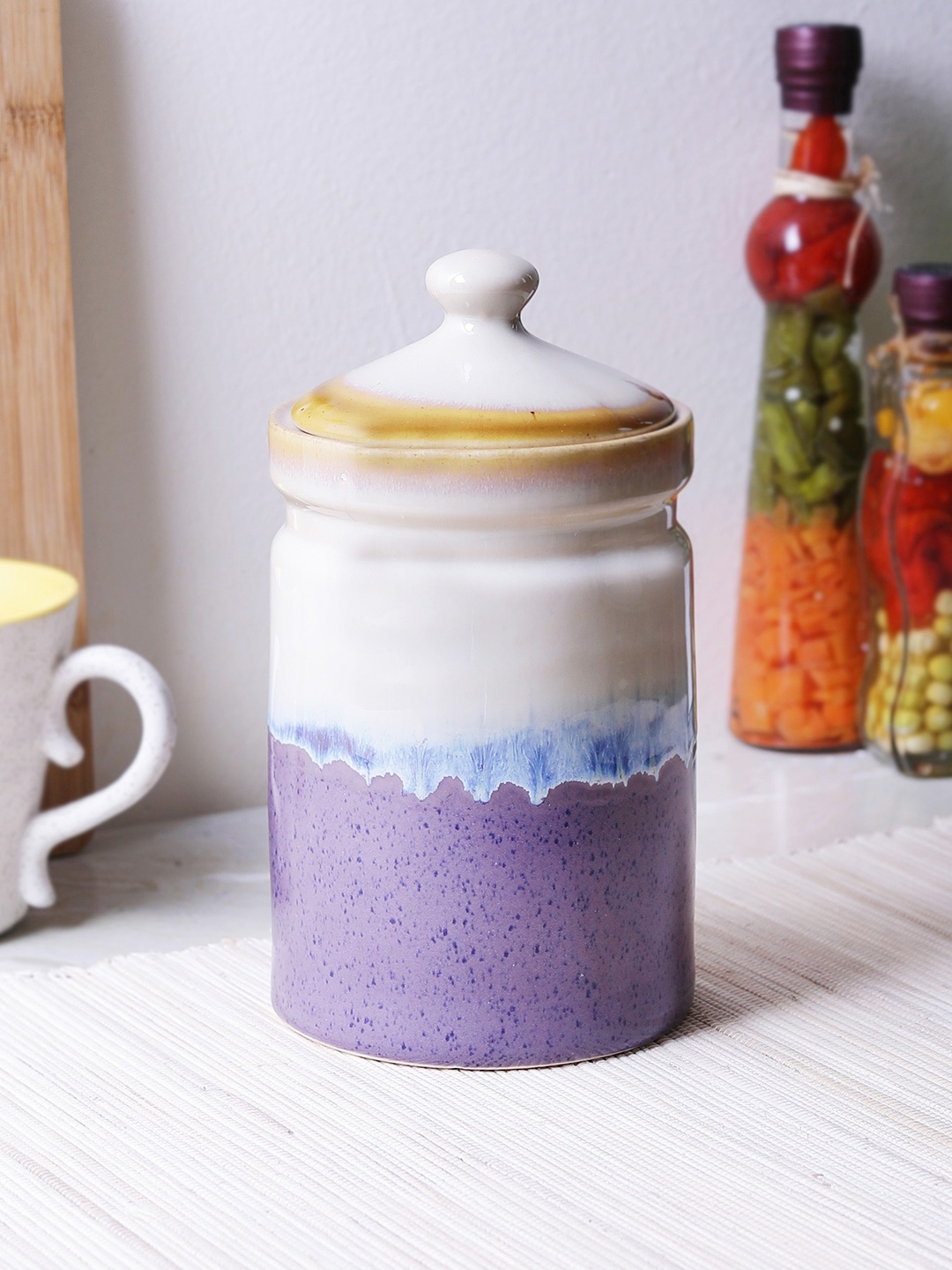 

MIAH Decor Purple Solid Ceramic Set
