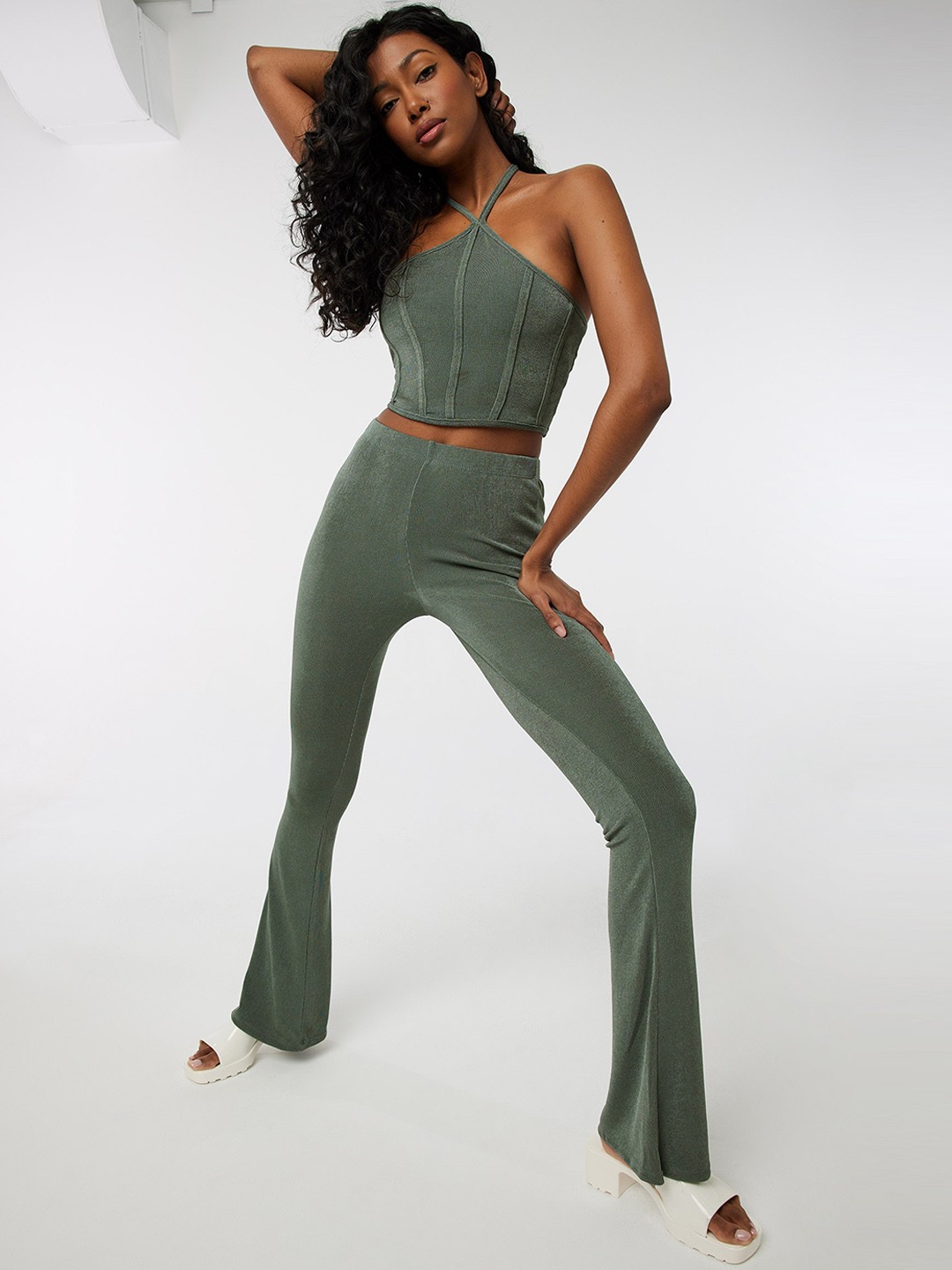 

Ardene Women Mid-Rise Lounge Pant, Green