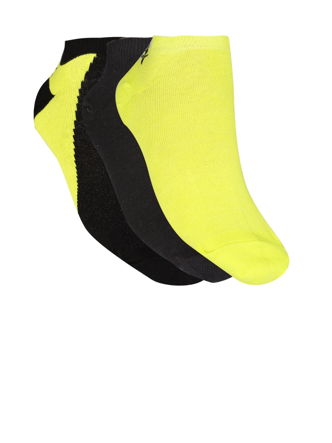

HRX by Hrithik Roshan Men Ankle length Pack of 3 Socks, Black